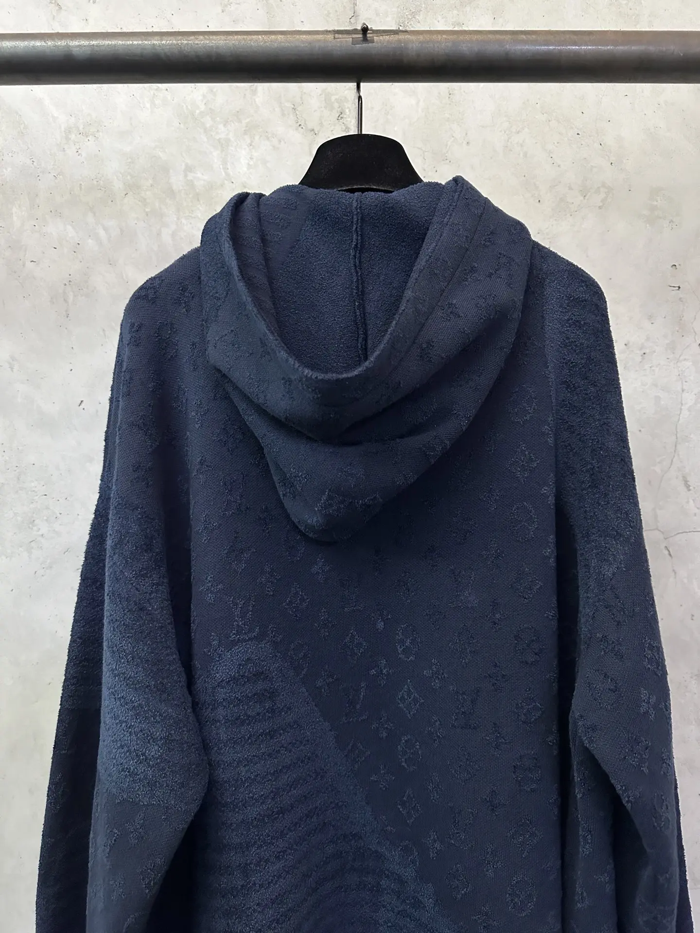 Monogram Jacquard Knit Hoodie D31025057 — view 5