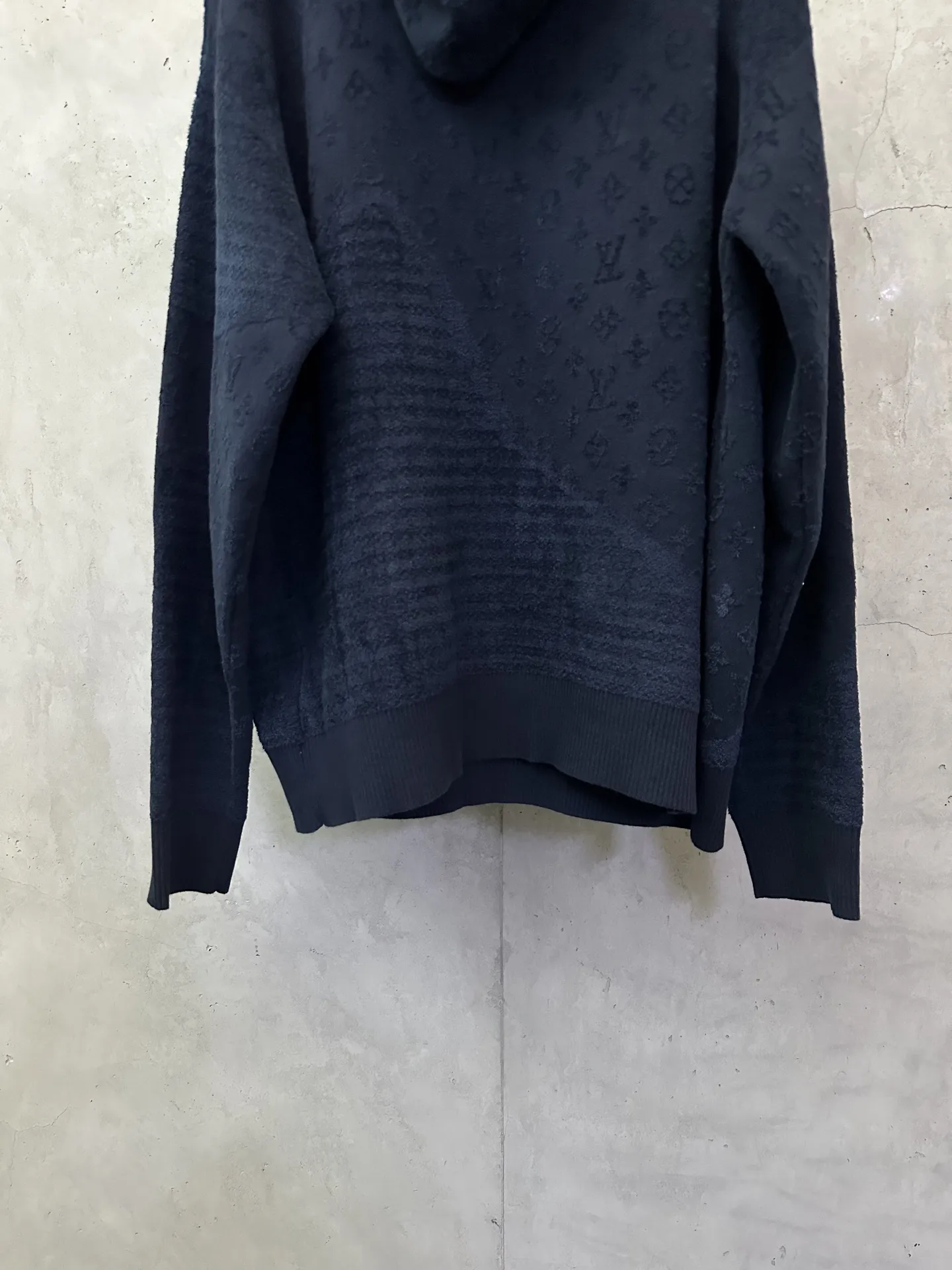 Monogram Jacquard Knit Hoodie D31025057 — view 6