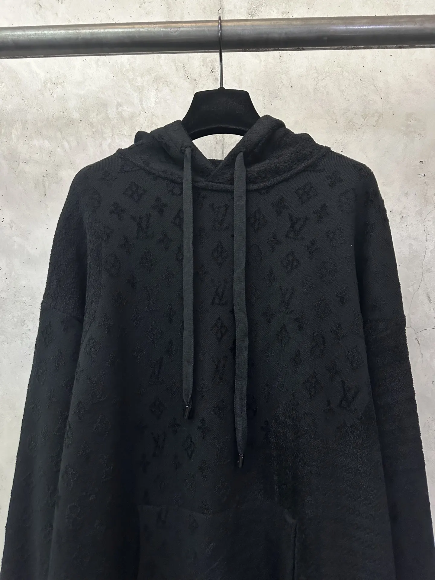 Monogram Jacquard Knit Hoodie D31025058 — view 3