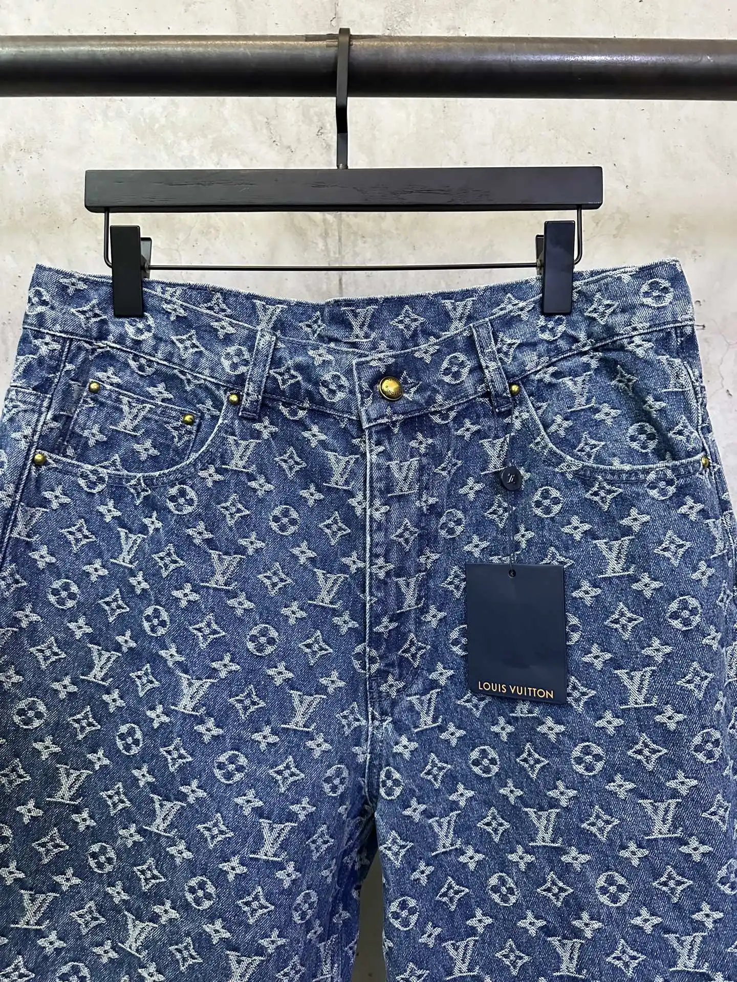 Monogram Jacquard Denim Shorts D31012753 — view 3