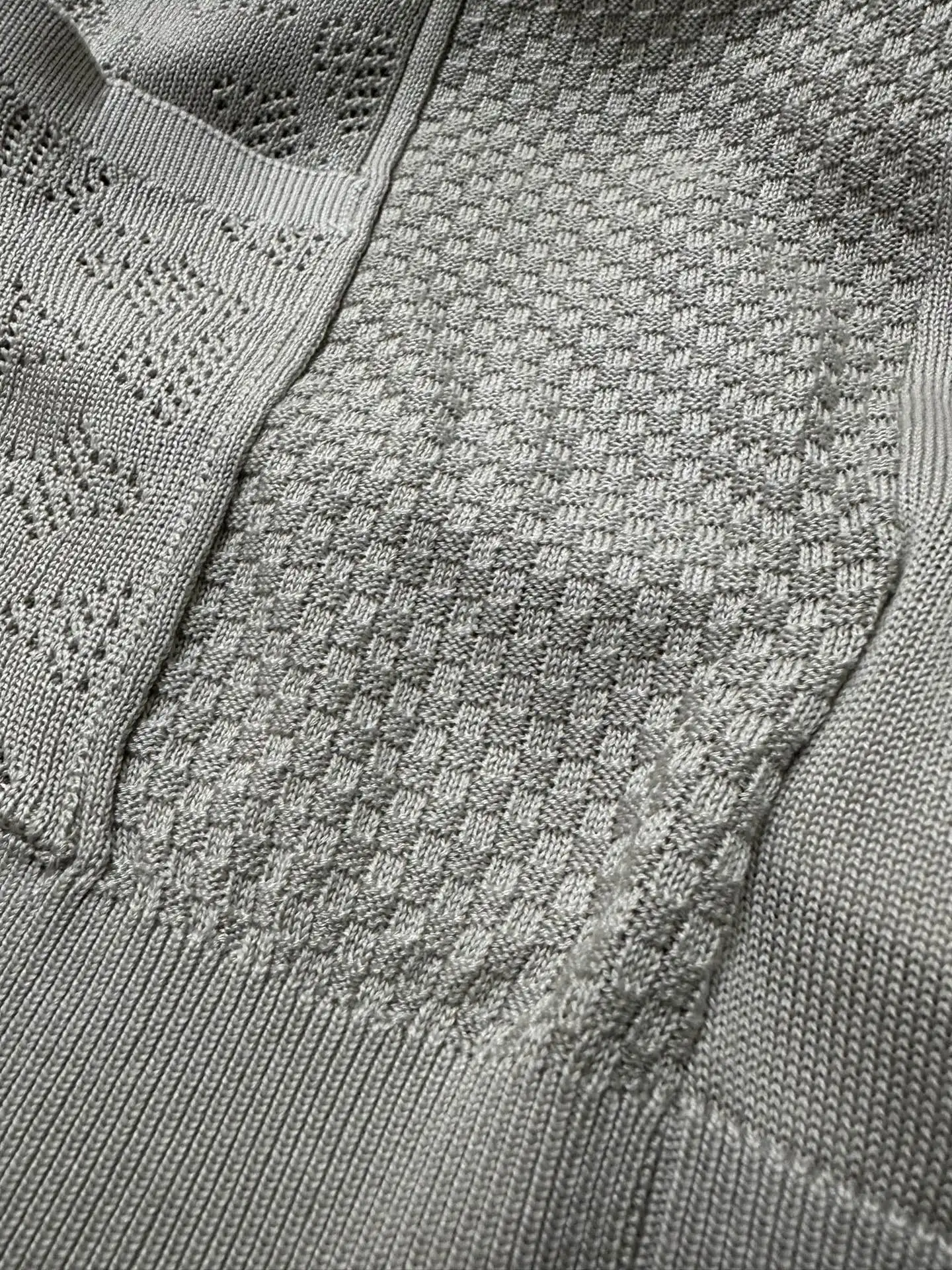 Logo Jacquard Silk-Blend Knit Cardigan D31018984 — view 10