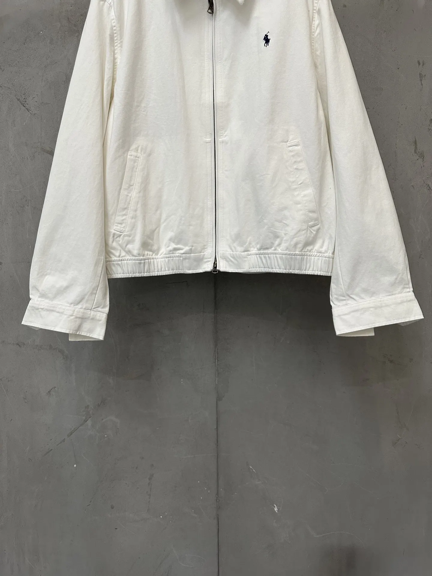 Embroidered Pony Cotton Harrington Jacket D31023509 — view 4