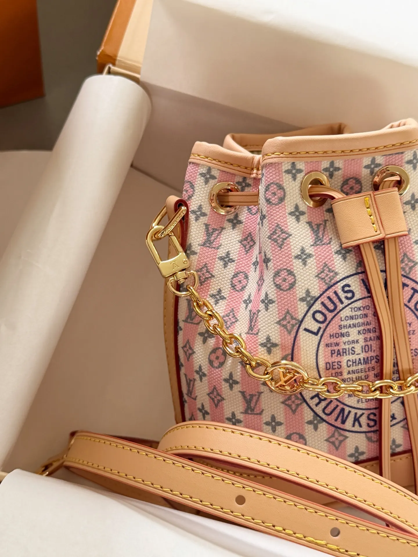 Monogram Canvas Bucket Bag D31018005 — view 5