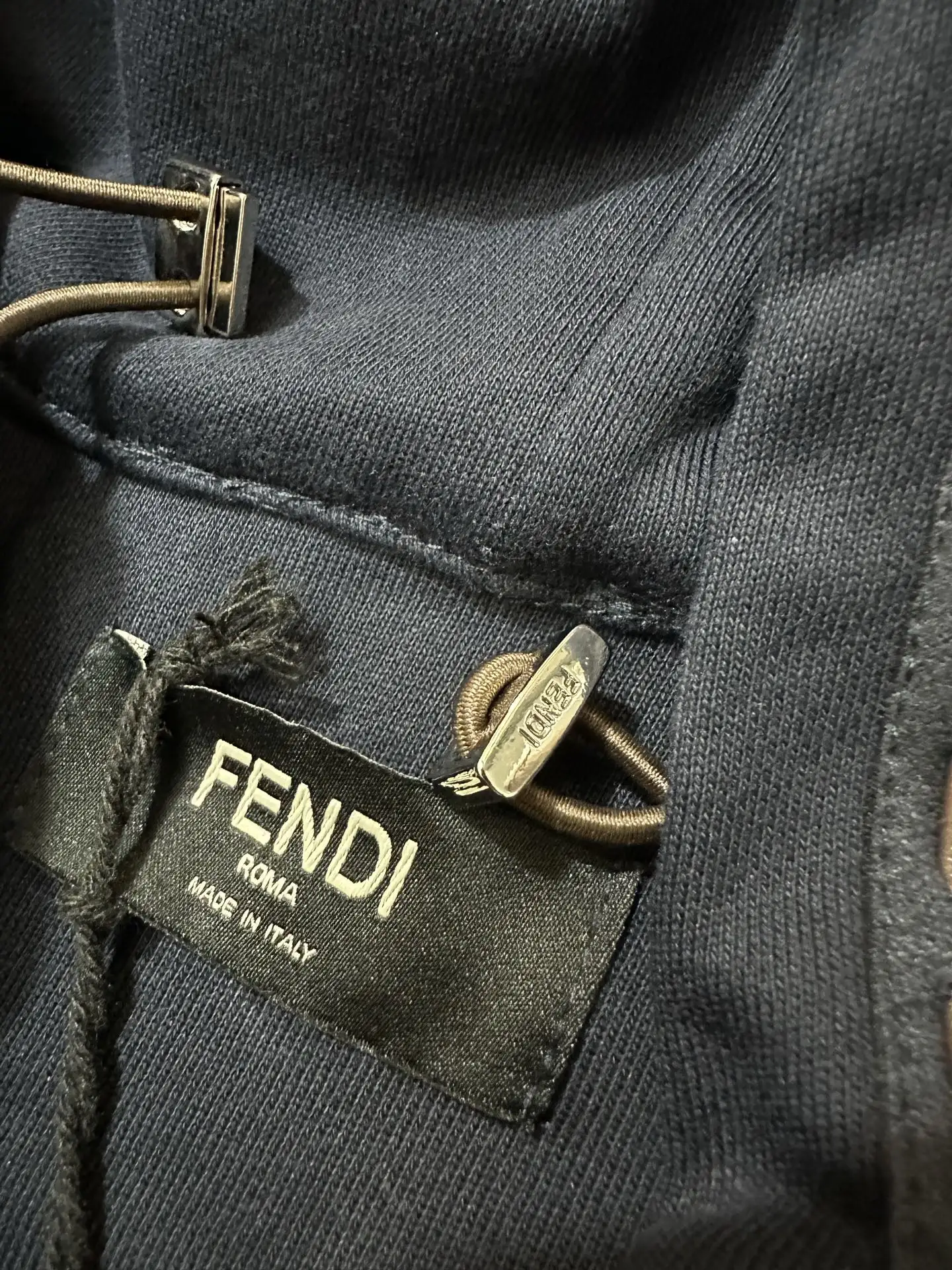 Logo-Patch Zip-Up Cotton Hoodie D31520182 — view 7