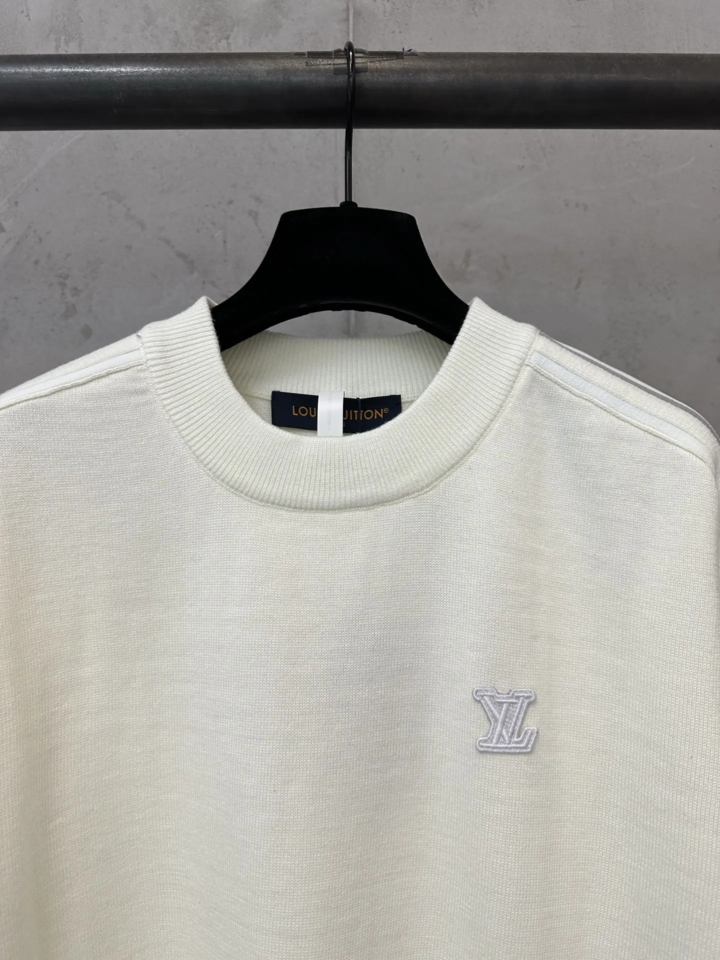 Monogram Intarsia Wool-Blend Crew-Neck Sweater D31520195 — view 5