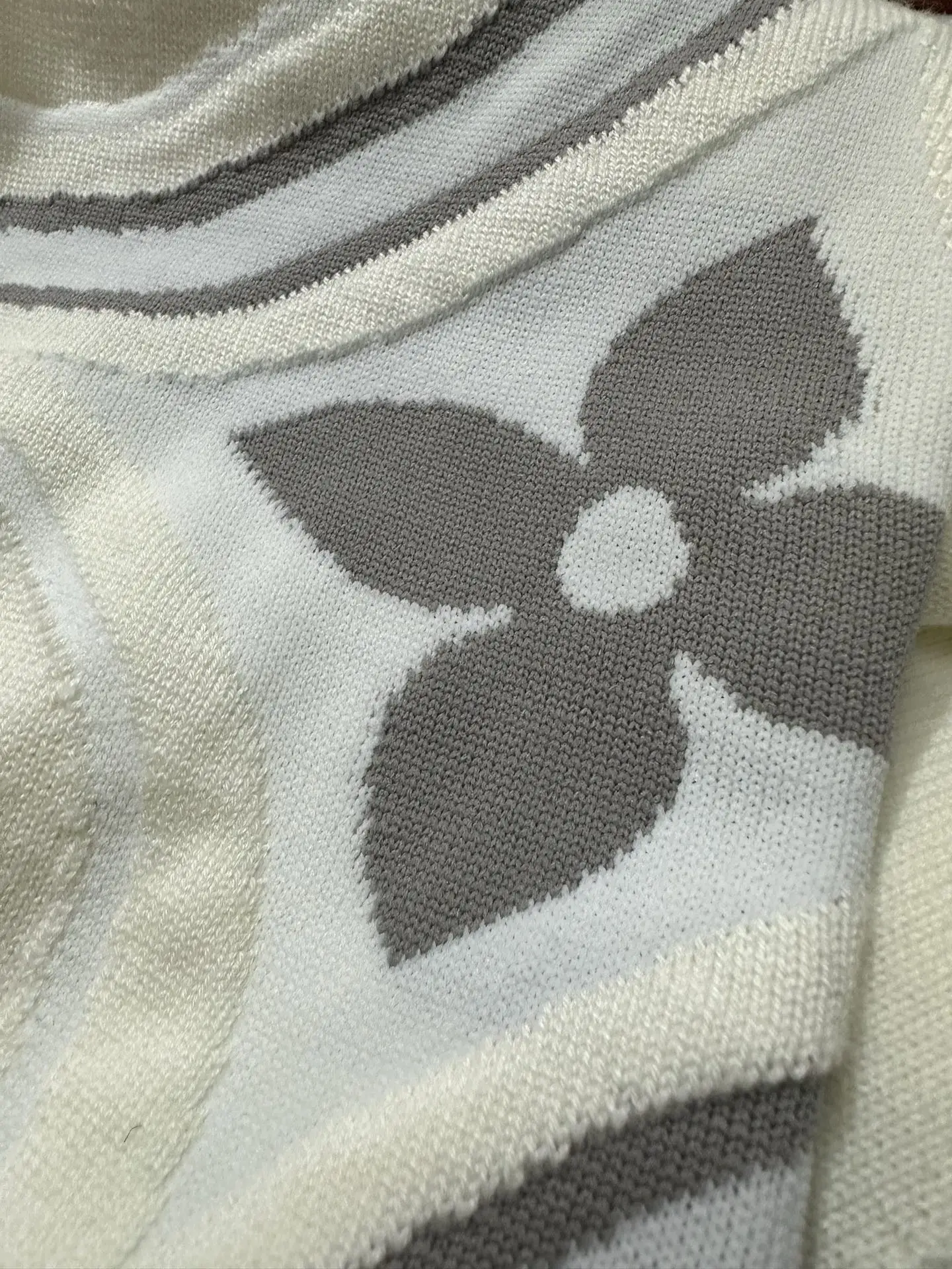 Monogram Intarsia Wool-Blend Crew-Neck Sweater D31520195 — view 8