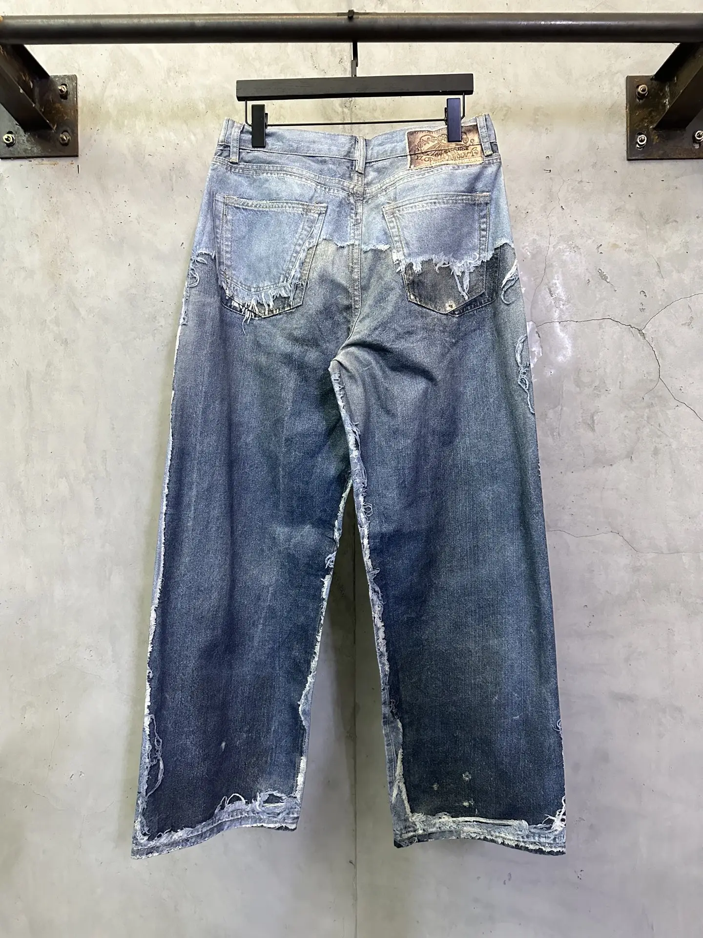 3D-Print Trompe L'oeil Distressed Jeans D32012784 — view 2