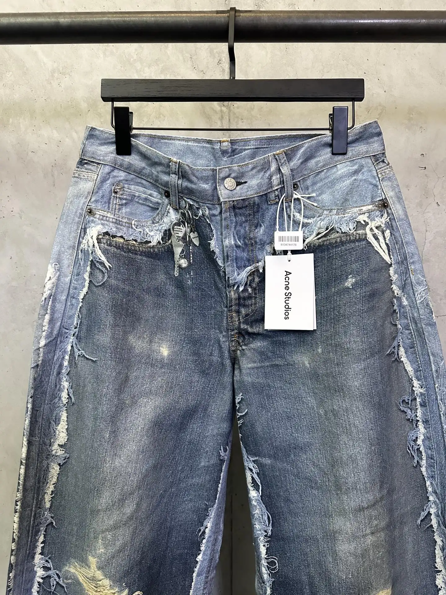 3D-Print Trompe L'oeil Distressed Jeans D32012784 — view 3
