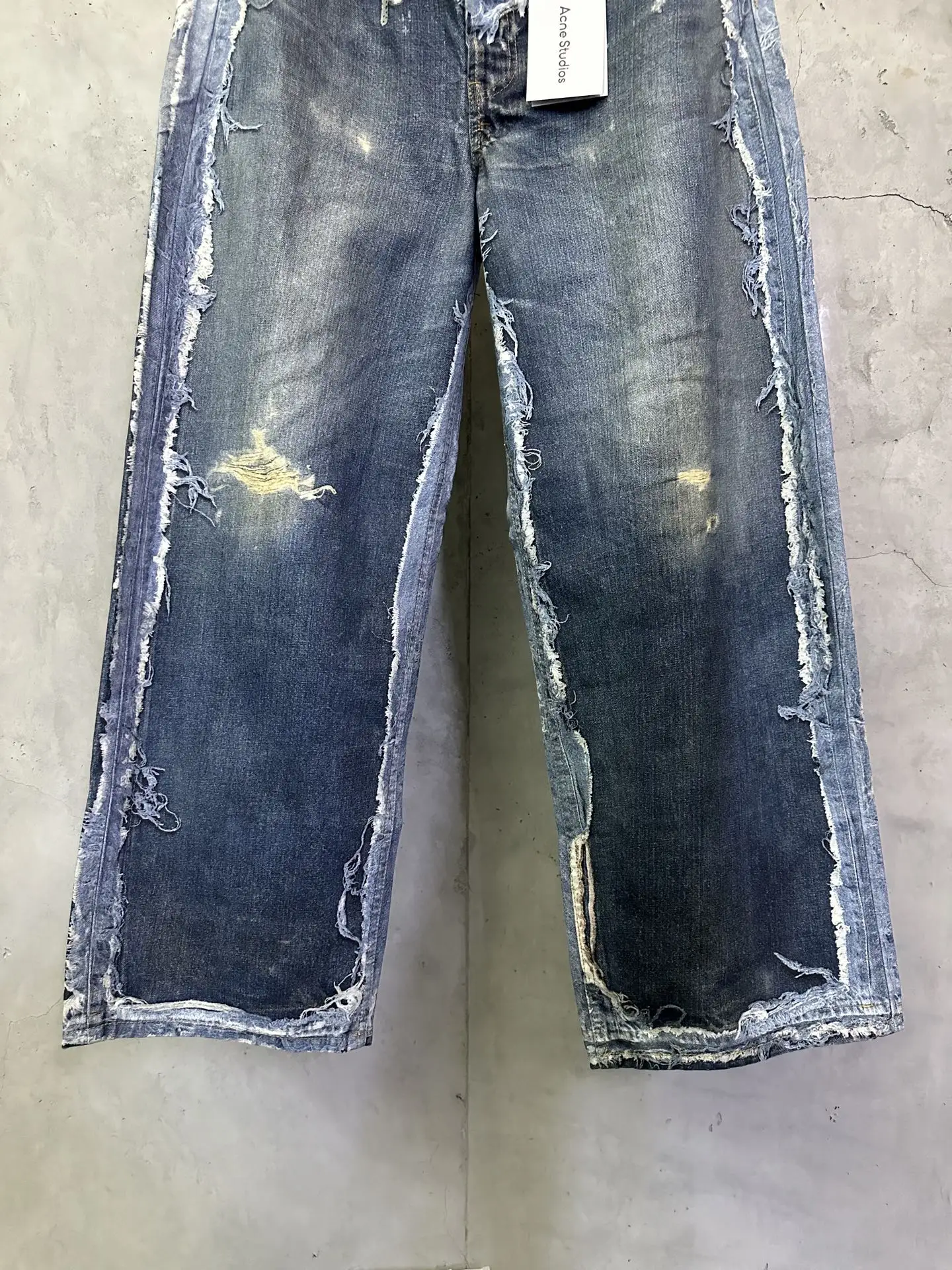3D-Print Trompe L'oeil Distressed Jeans D32012784 — view 4