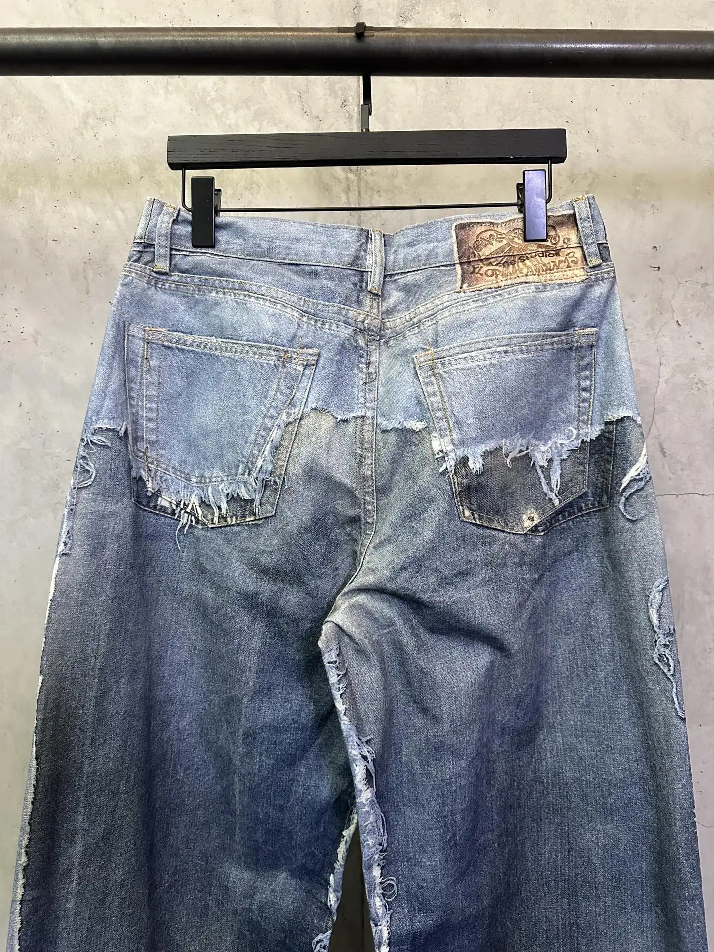 3D-Print Trompe L'oeil Distressed Jeans D32012784 — view 5