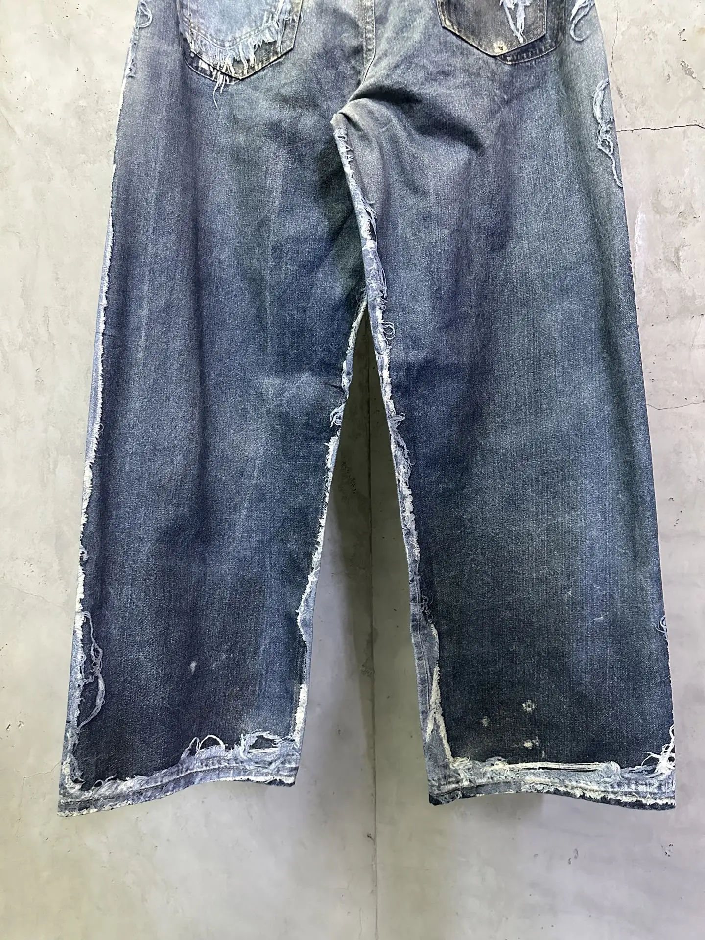 3D-Print Trompe L'oeil Distressed Jeans D32012784 — view 6