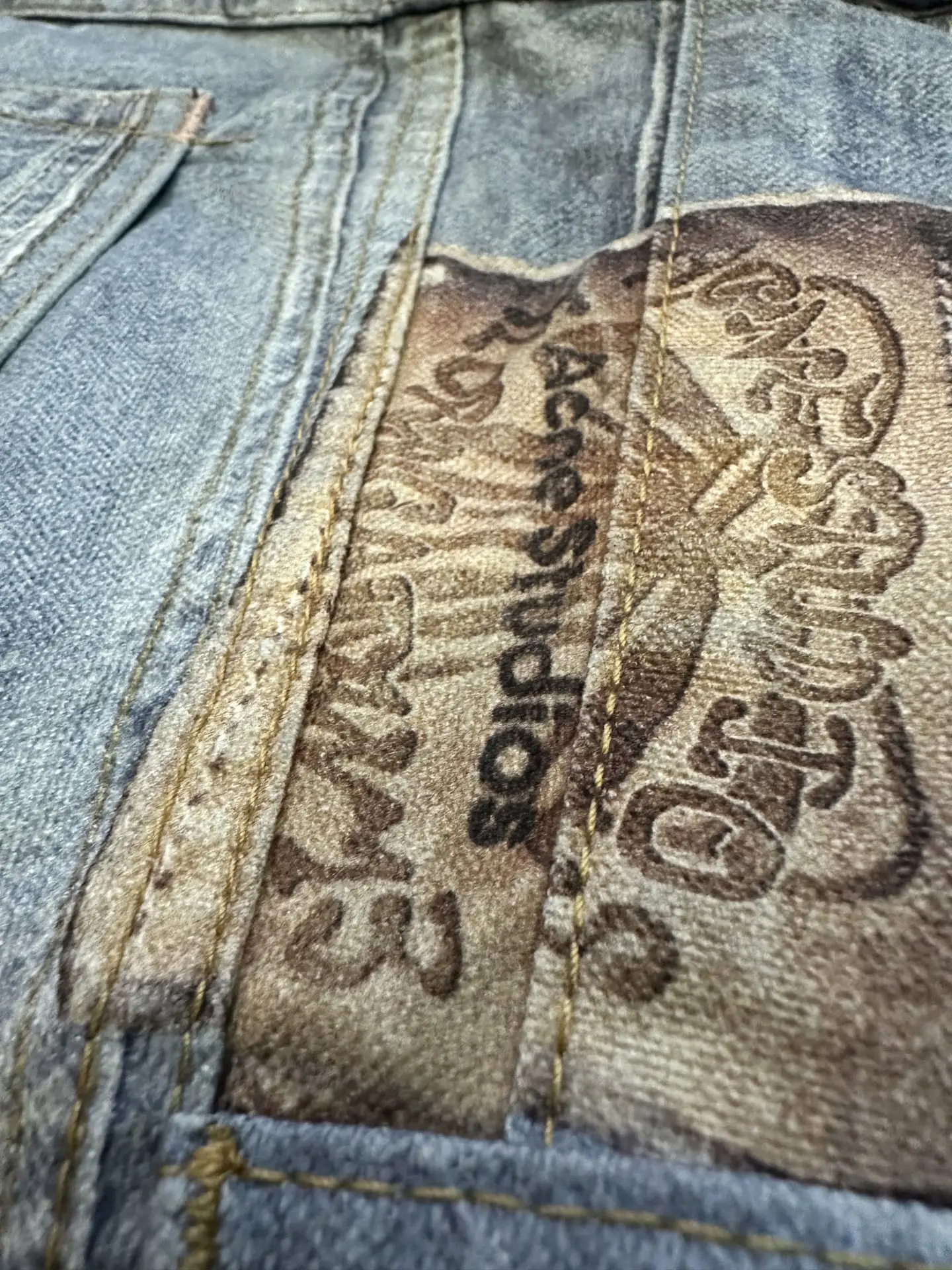 3D-Print Trompe L'oeil Distressed Jeans D32012784 — view 8