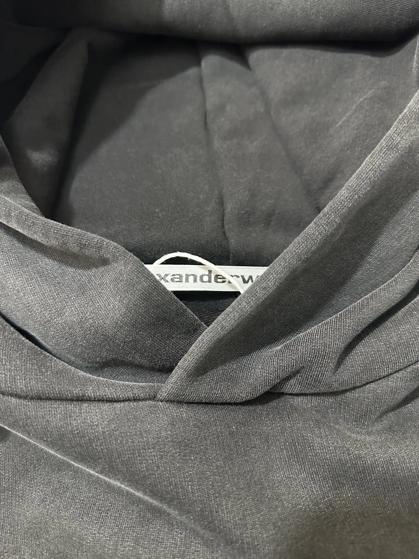 Alexander Wang Rhinestone Graphic Washed Hoodie D32020123 — view 6