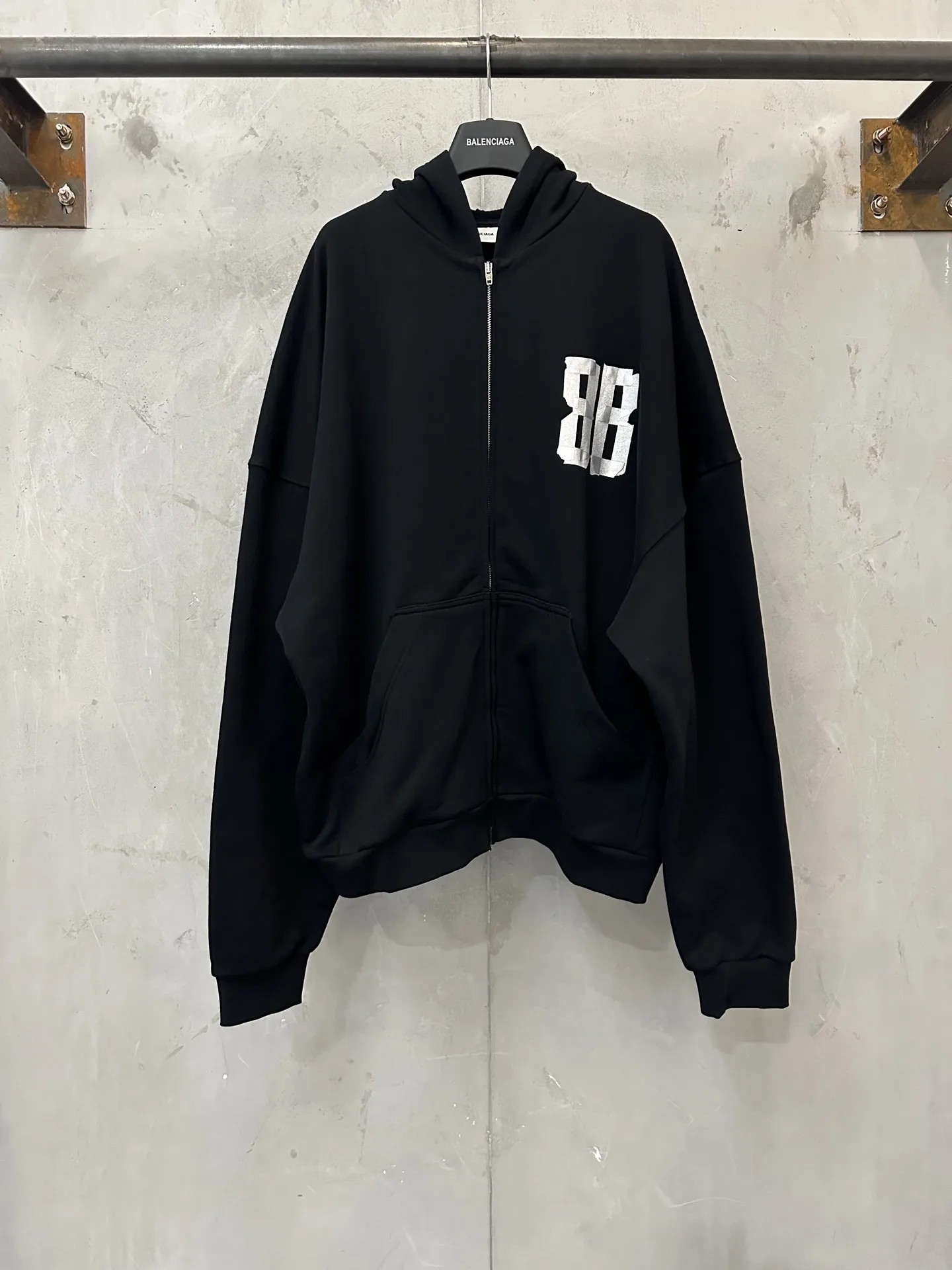 BB Tape Logo Zip-Up Hoodie D32023587