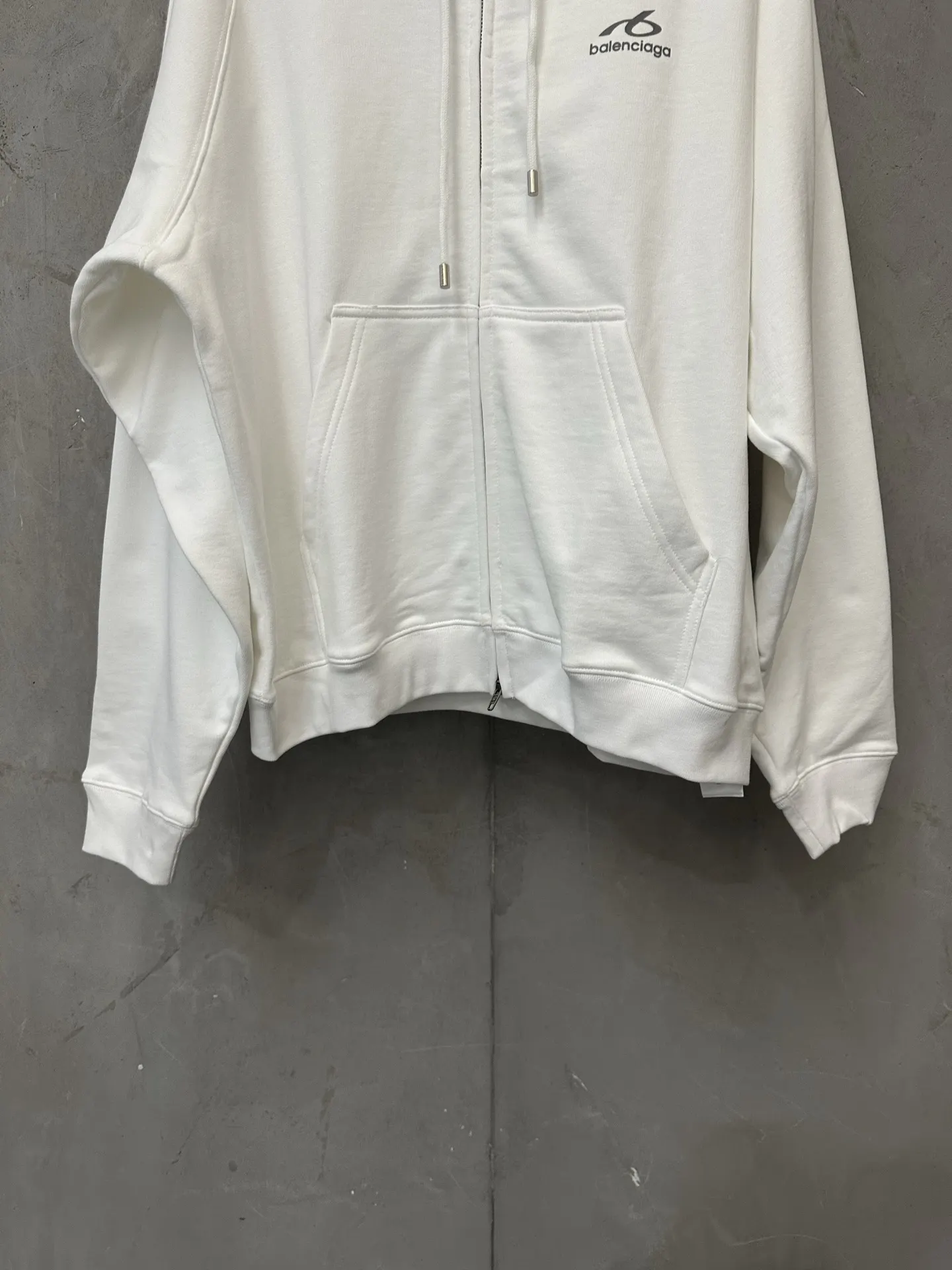 Logo Reflective Zip-Up Hoodie D32020139 — view 4