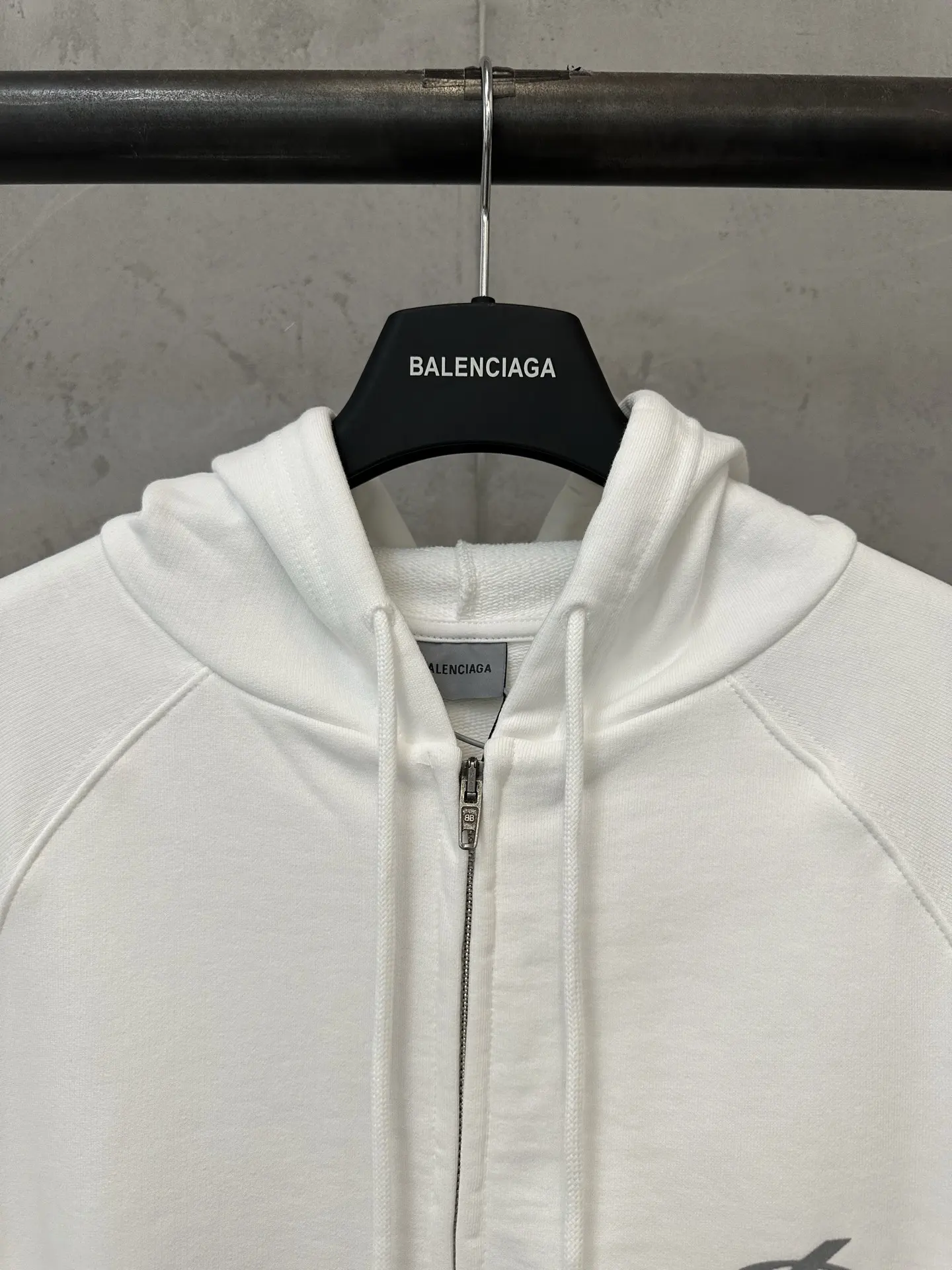 Logo Reflective Zip-Up Hoodie D32020139 — view 5