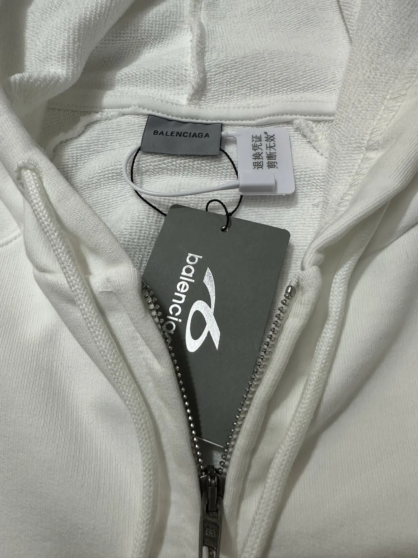 Logo Reflective Zip-Up Hoodie D32020139 — view 6