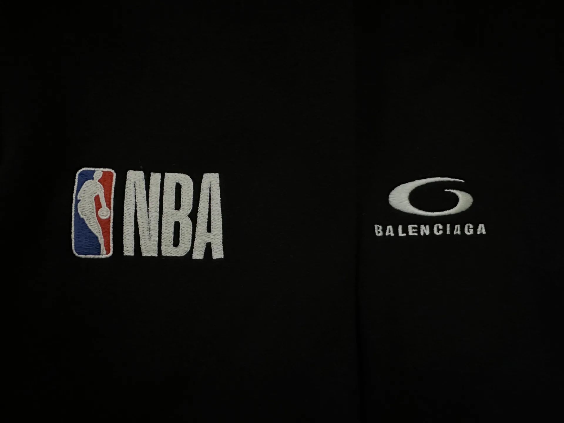 Balenciaga x NBA Embroidered Wide-Leg Sweatpants D32012761 — view 8