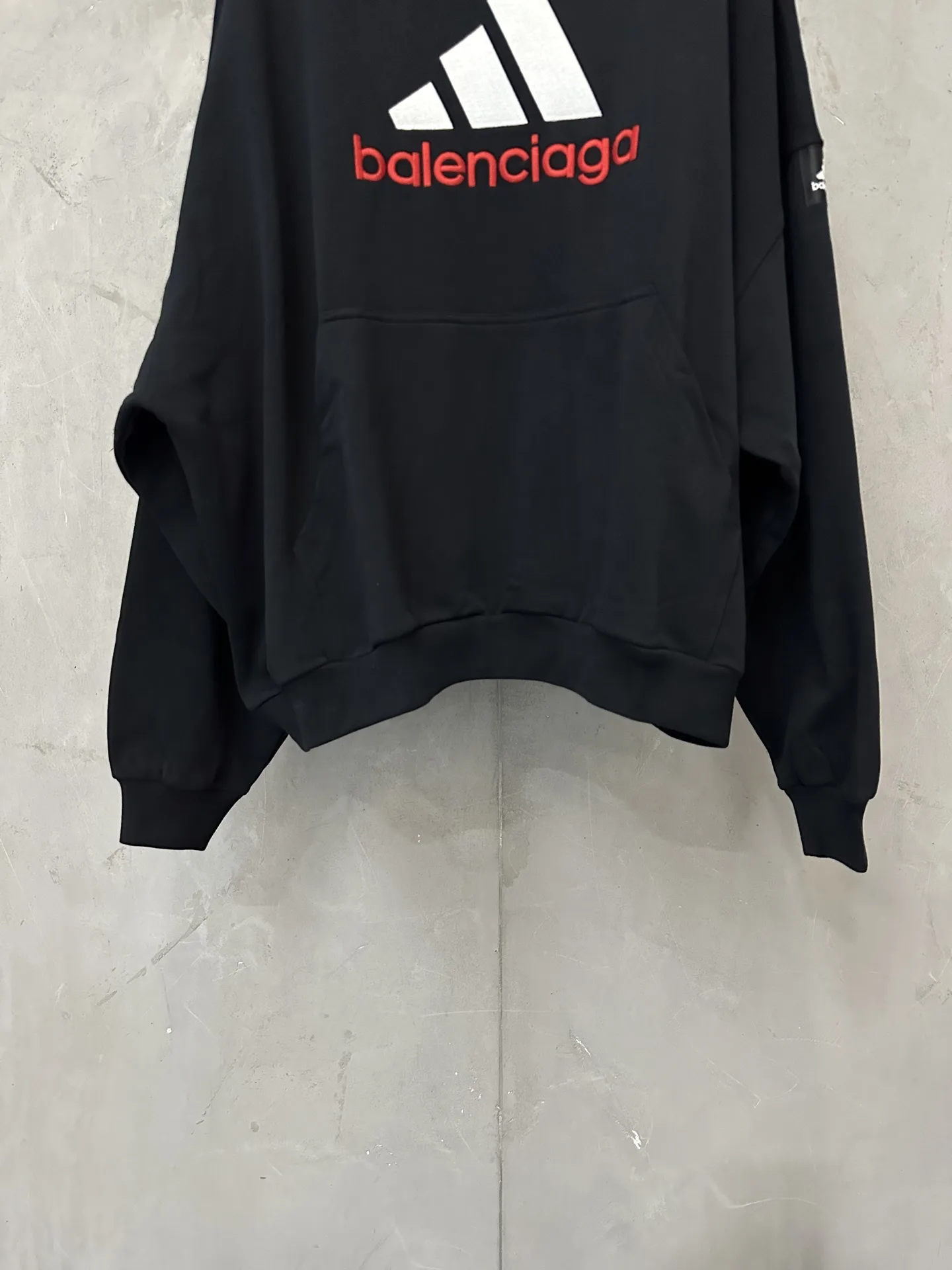 Balenciaga x Adidas Embroidered Logo Hoodie D32021789 — view 4