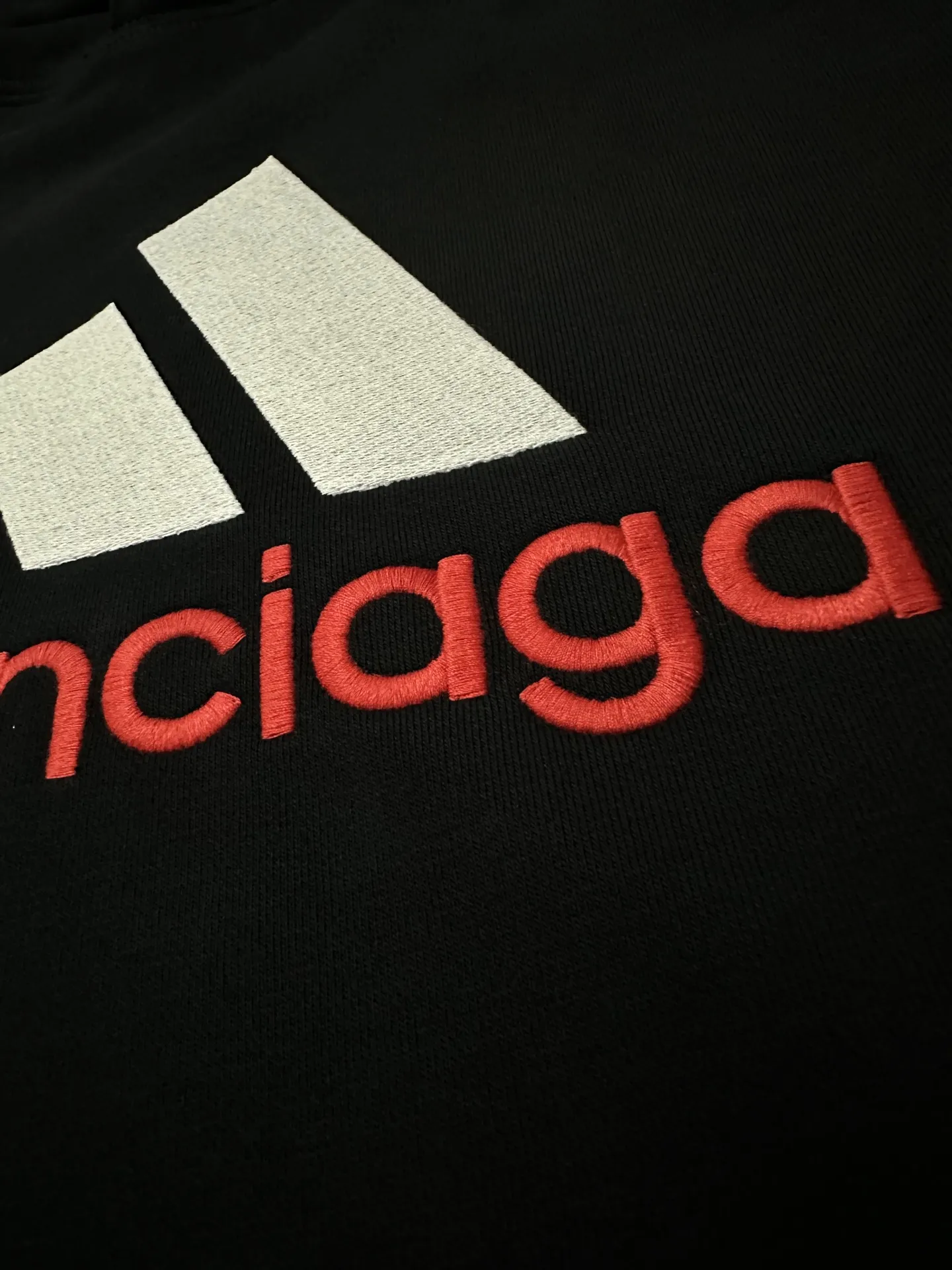 Balenciaga x Adidas Embroidered Logo Hoodie D32021789 — view 8