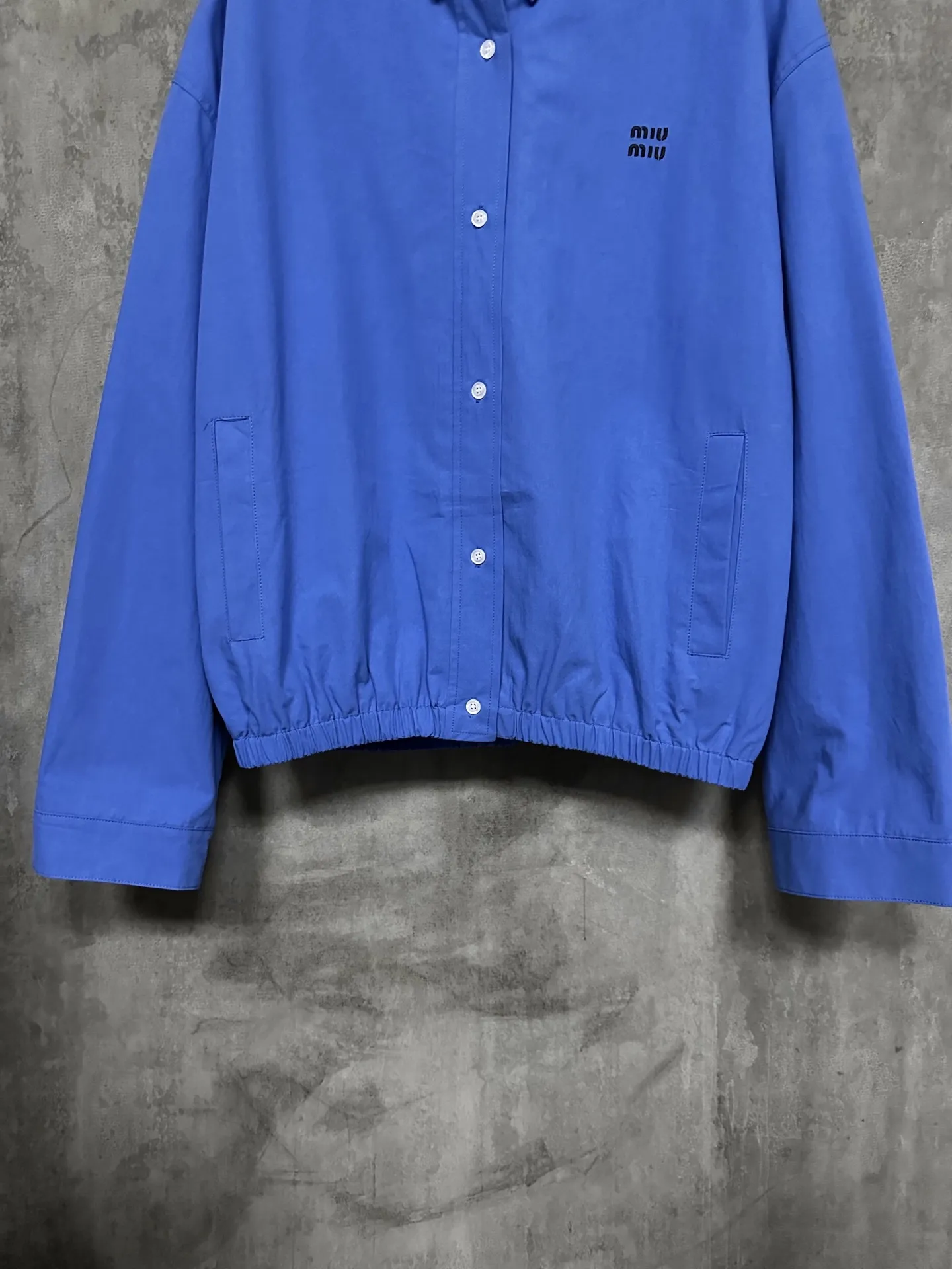 Embroidered Poplin Blouson Jacket D32015723 — view 4