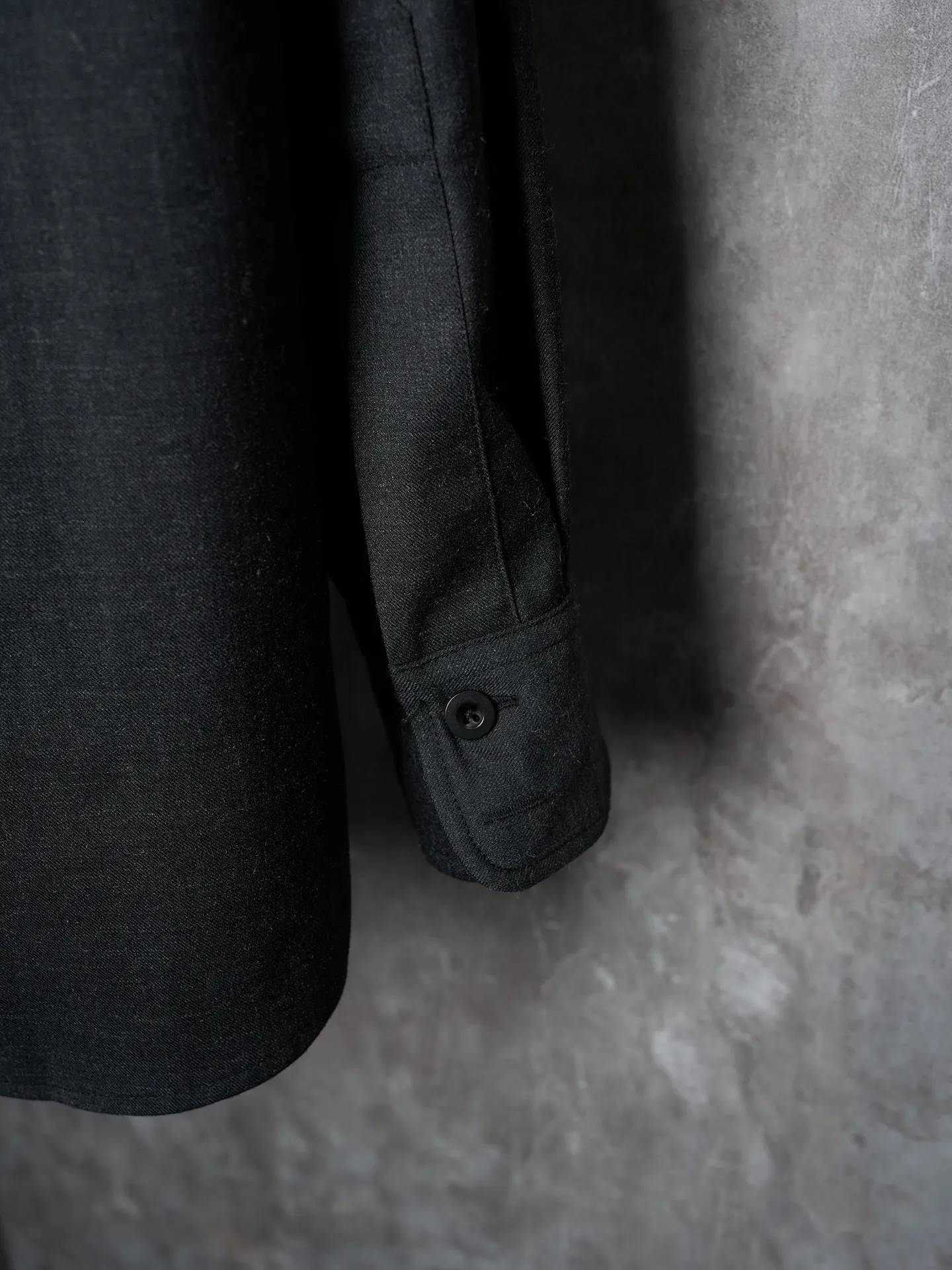 MM6 Wool-Blend Overshirt with Contrast Topstitching D32020419 — view 9