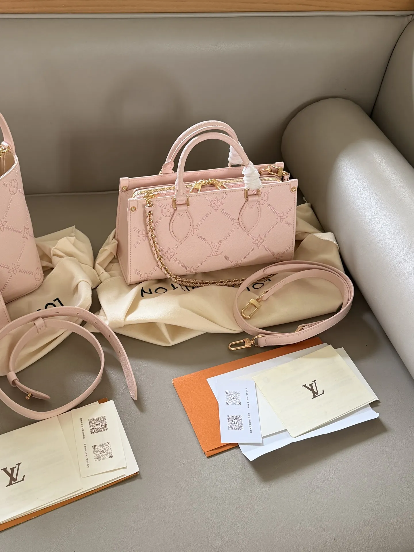OnTheGo East West Monogram Empreinte Bag D32018248 — view 2