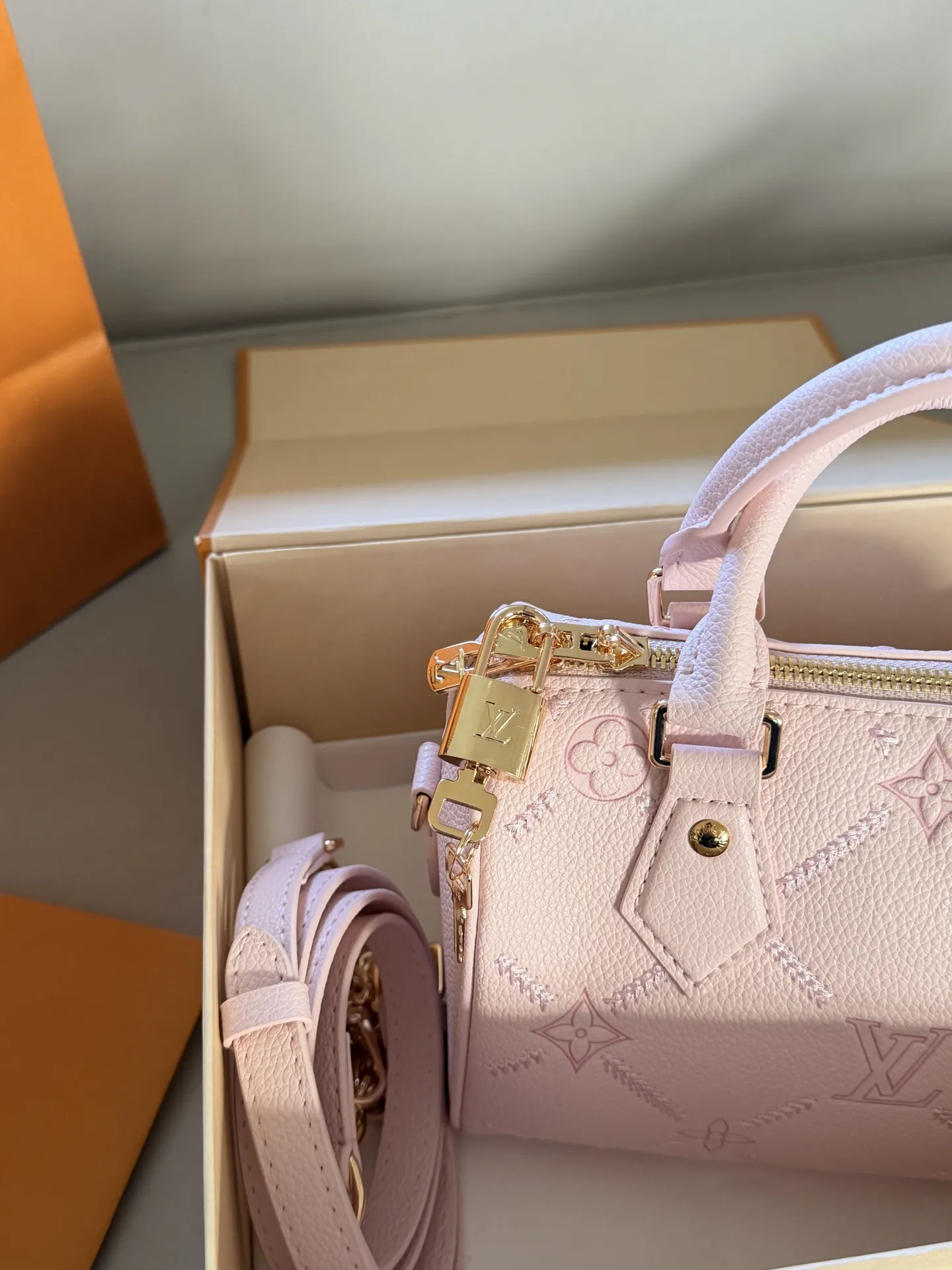 Speedy 20 Mini Embossed Top-Handle Bag D32018250 — view 3