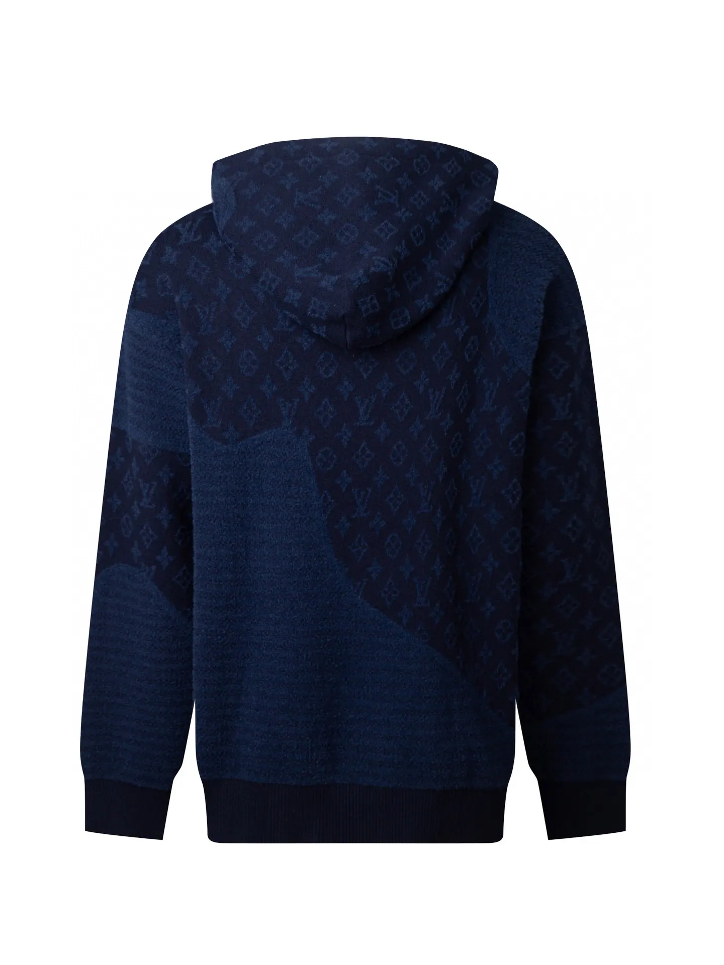 Monogram Velvet Patchwork Hooded Sweater D32516403