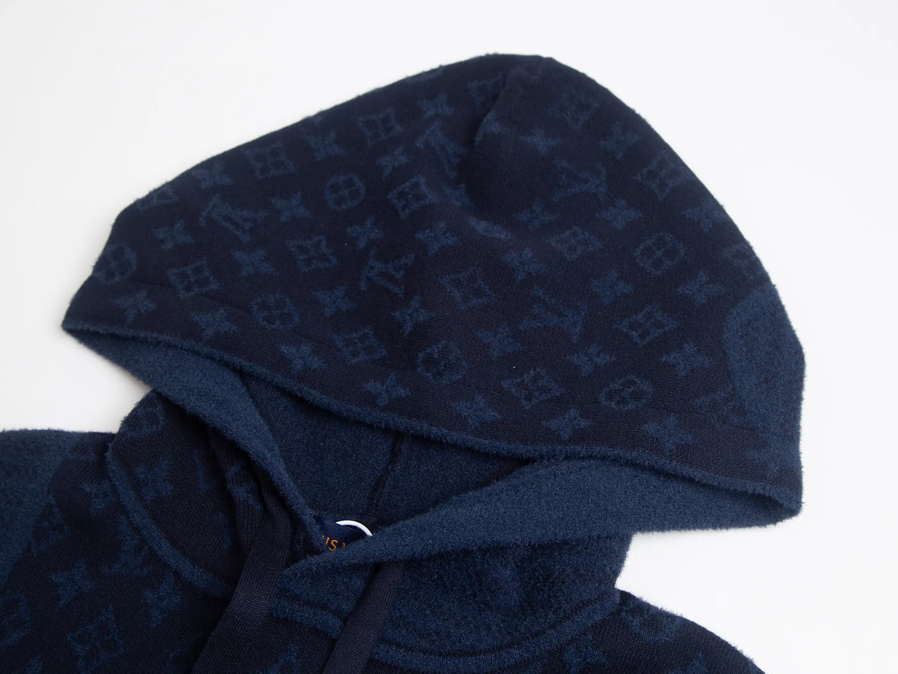 Monogram Velvet Patchwork Hooded Sweater D32516403 — view 3
