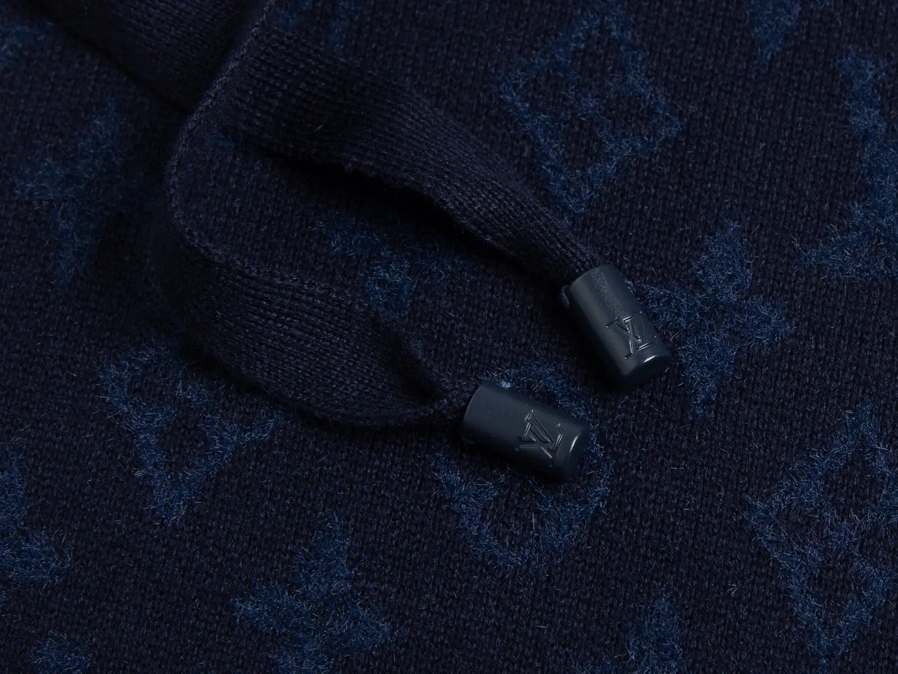 Monogram Velvet Patchwork Hooded Sweater D32516403 — view 5
