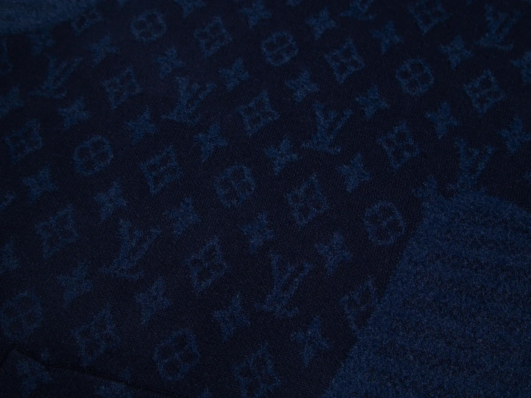 Monogram Velvet Patchwork Hooded Sweater D32516403 — view 6