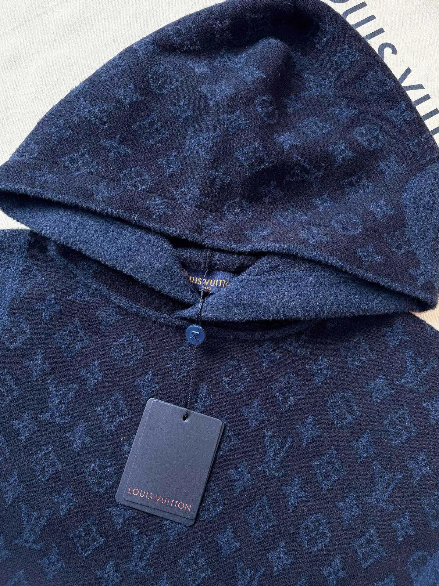 Monogram Velvet Patchwork Hoodie D32516404 — view 8