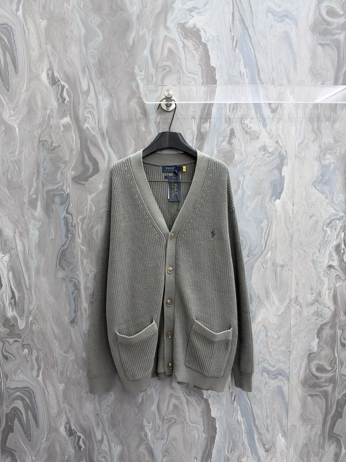 Polo Ralph Lauren Relaxed V-Neck Cotton Cardigan D32520498