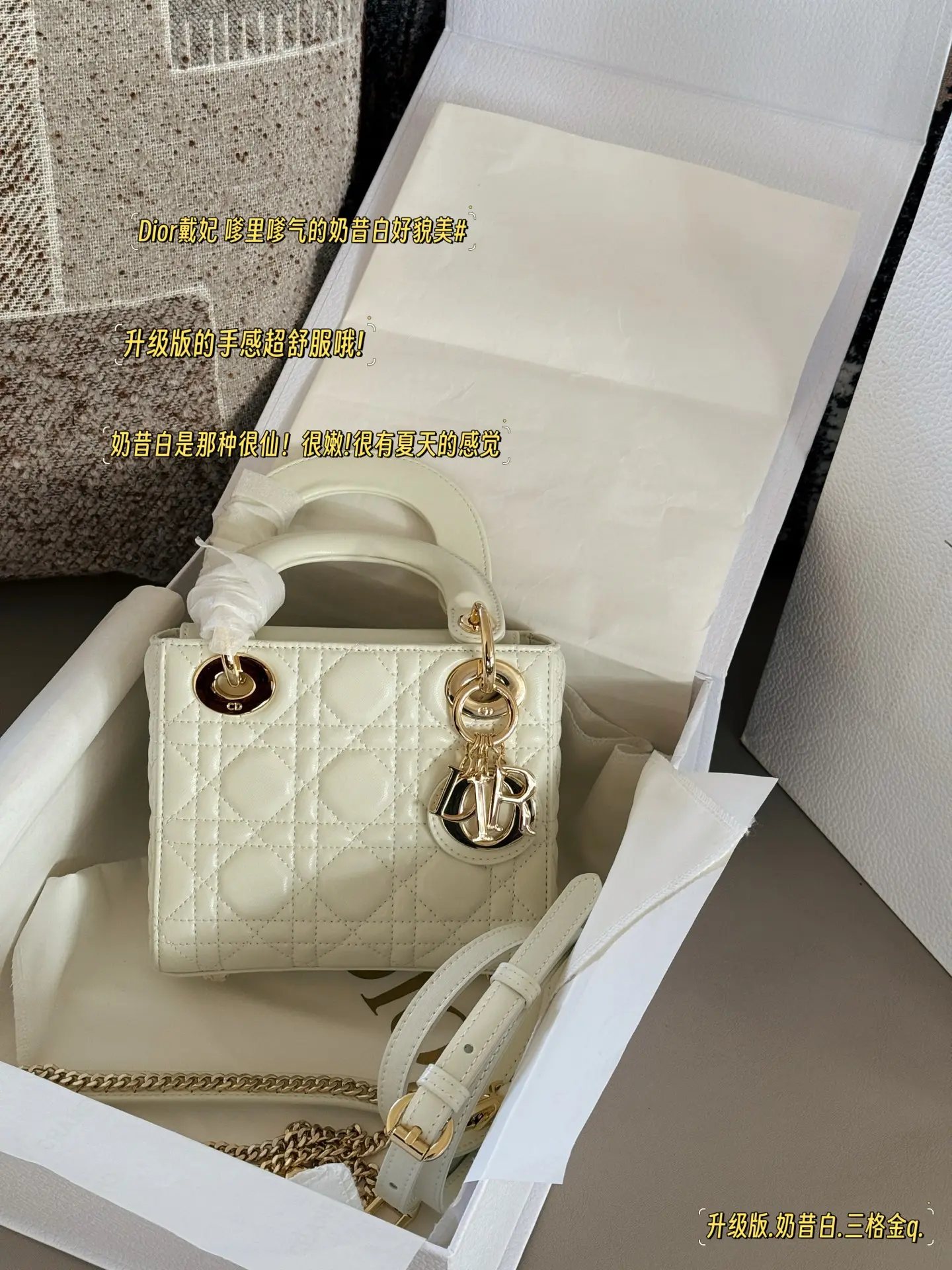 Lady Dior Quilted Lambskin Top-Handle Bag D32518183