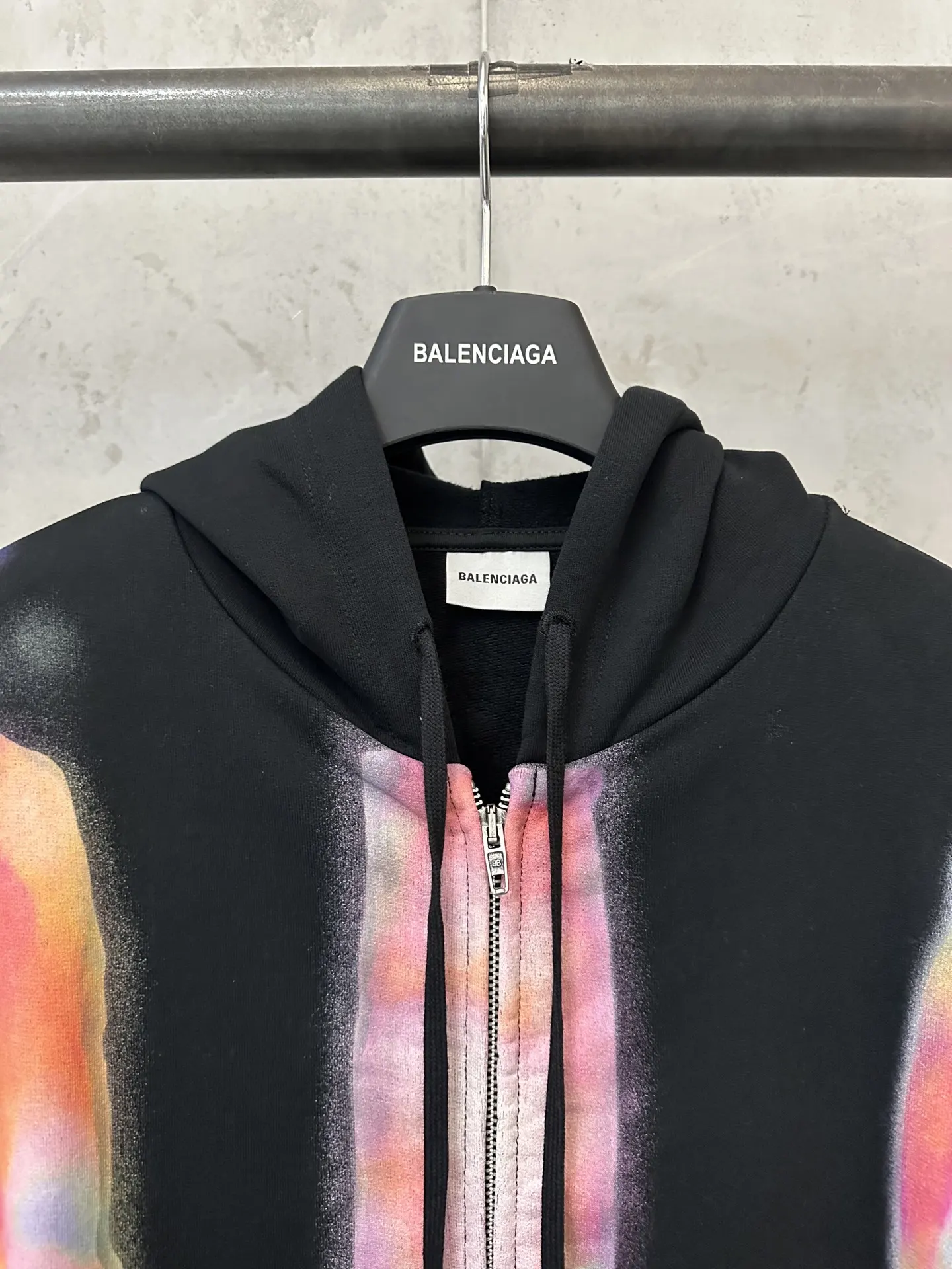 Graphic Print Zip-Up Hoodie D33020147 — view 5