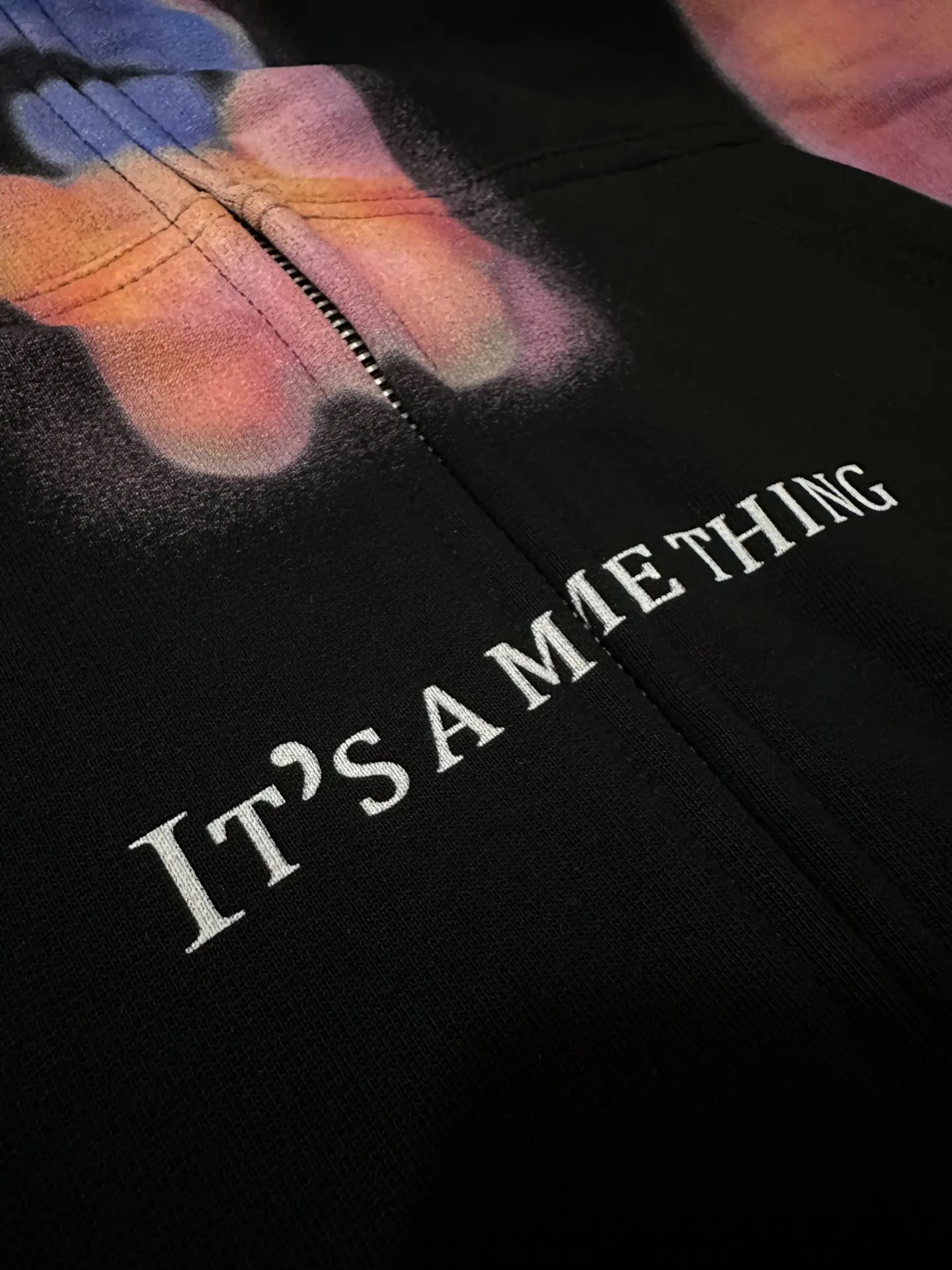 Graphic Print Zip-Up Hoodie D33020147 — view 9