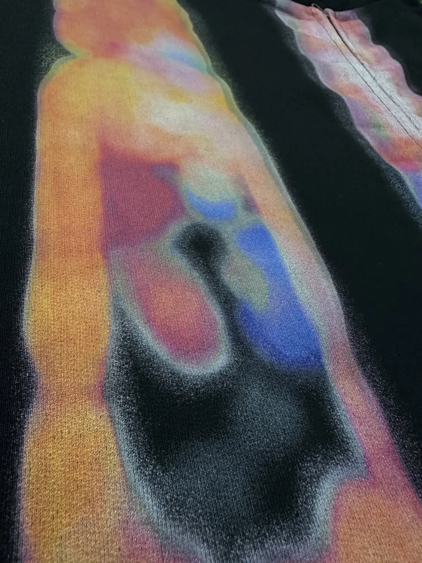 Graphic Print Zip-Up Hoodie D33020147 — view 12