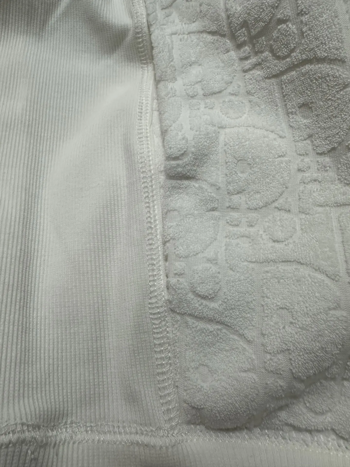 Oblique Jacquard Terry Cotton Hoodie D33021810 — view 9