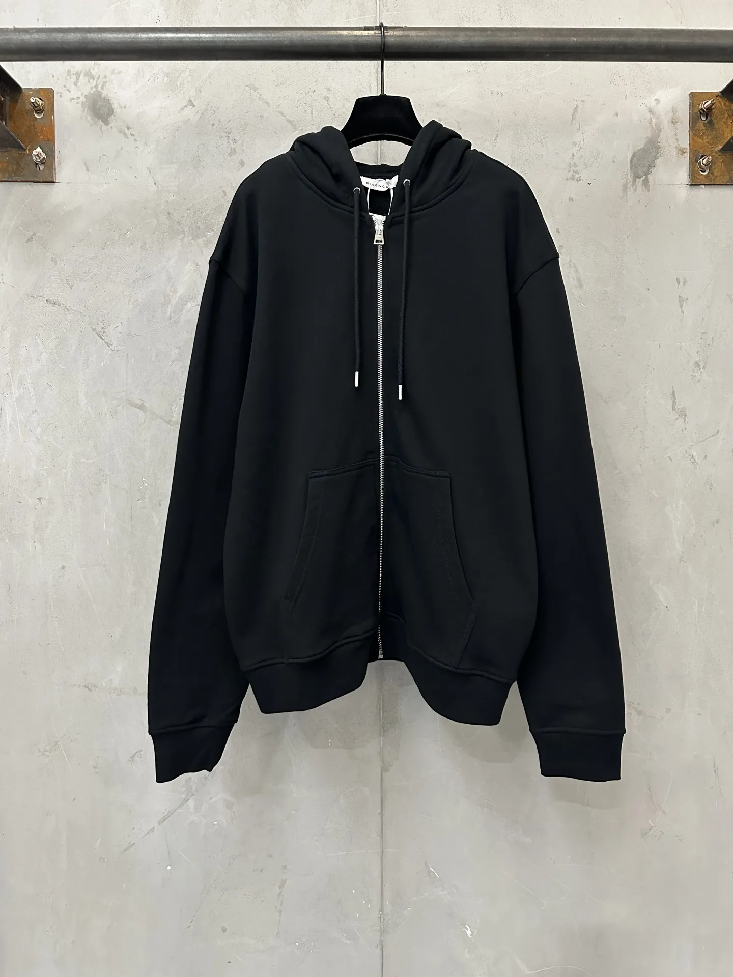 Logo Print Zip-Up Hoodie D33023576