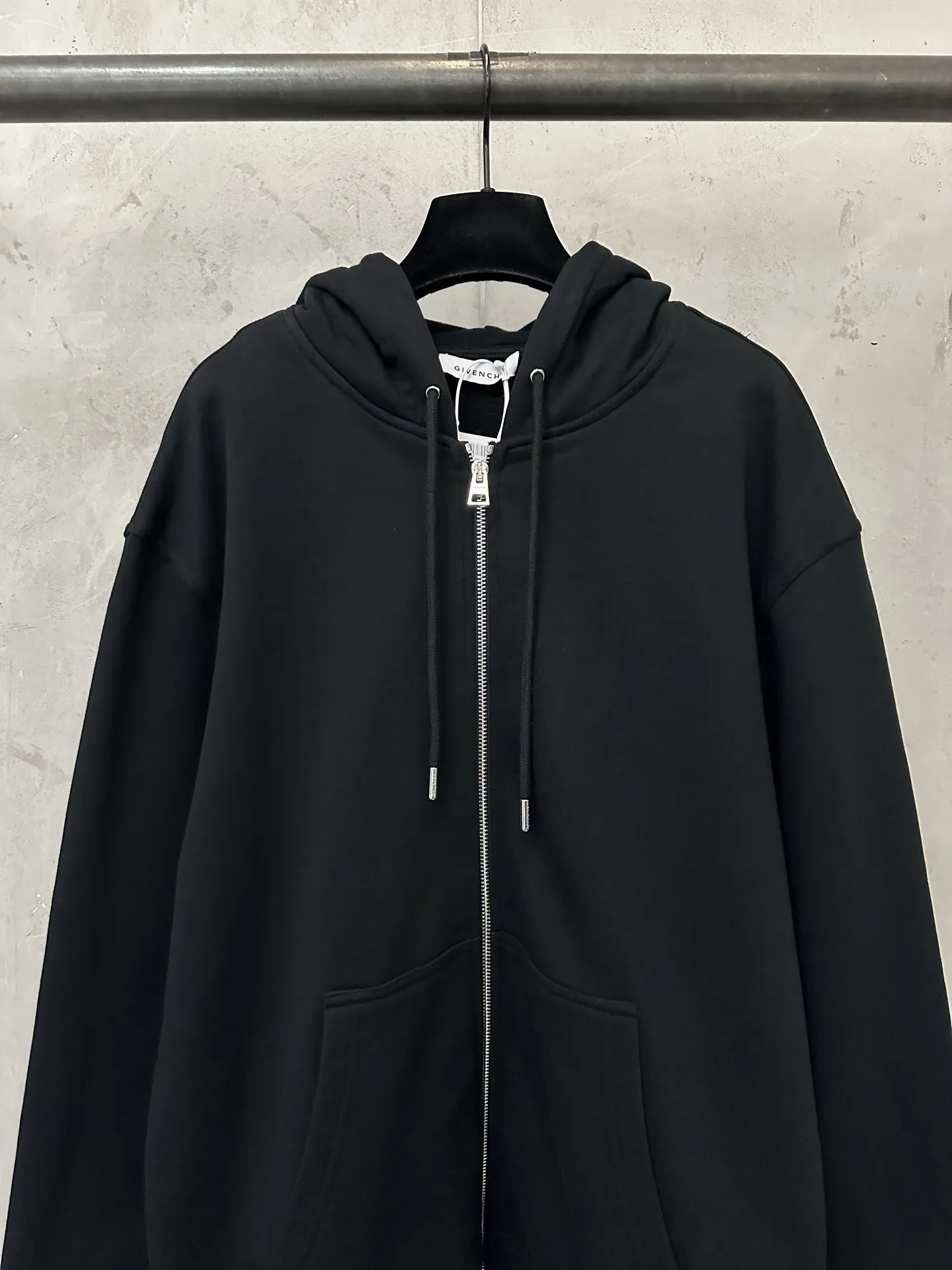 Logo Print Zip-Up Hoodie D33023576 — view 3