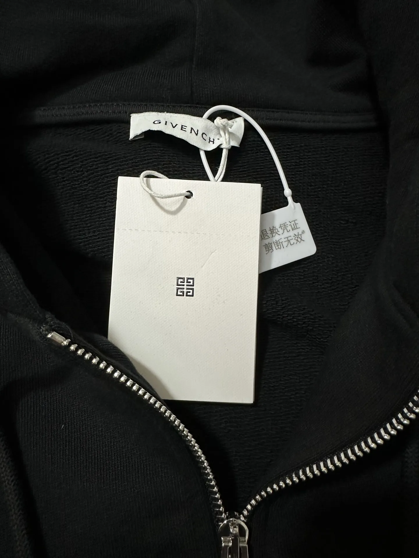 Logo Print Zip-Up Hoodie D33023576 — view 8