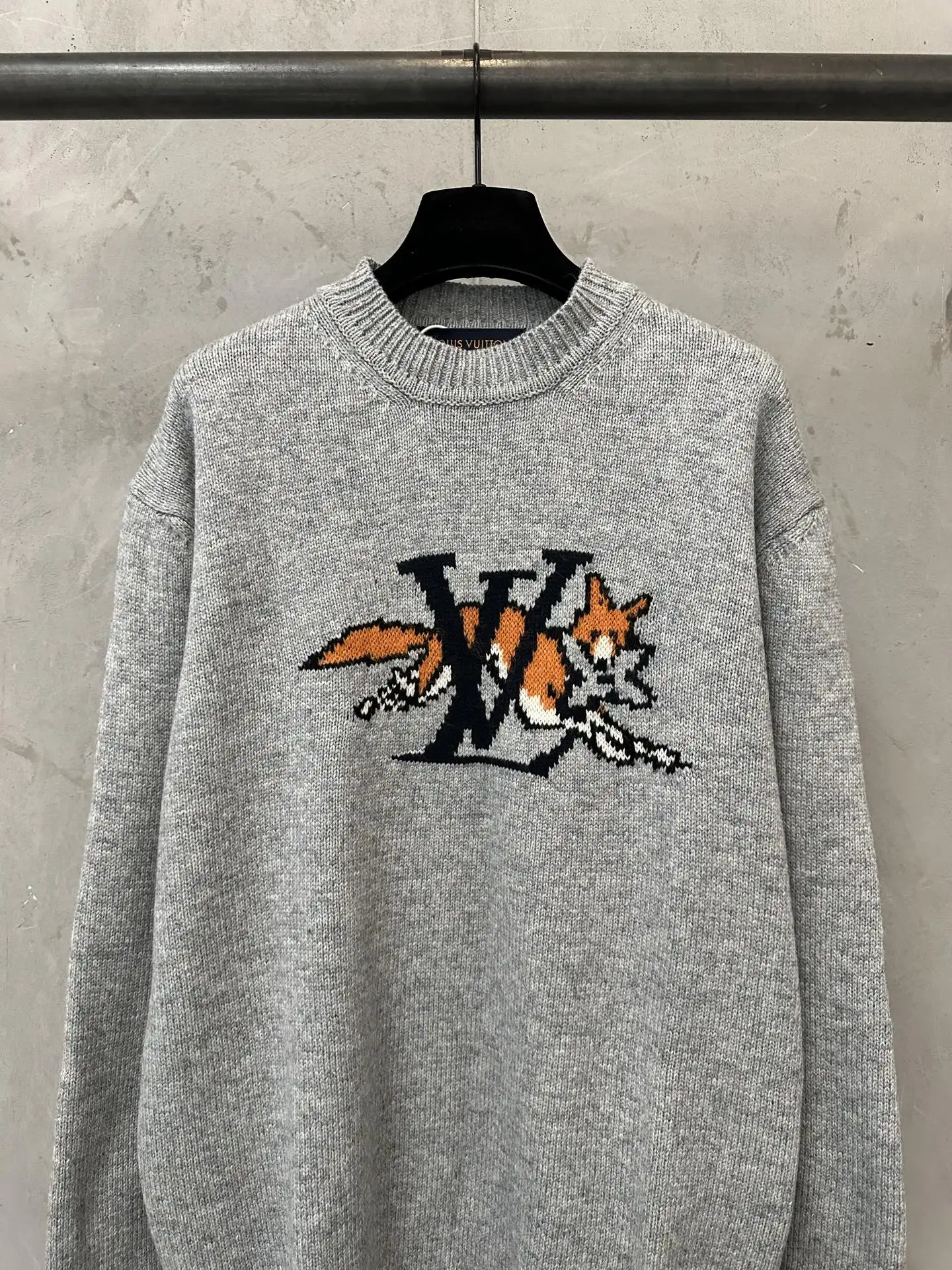 Fox Intarsia Wool-Cashmere Blend Sweater D33023541 — view 3