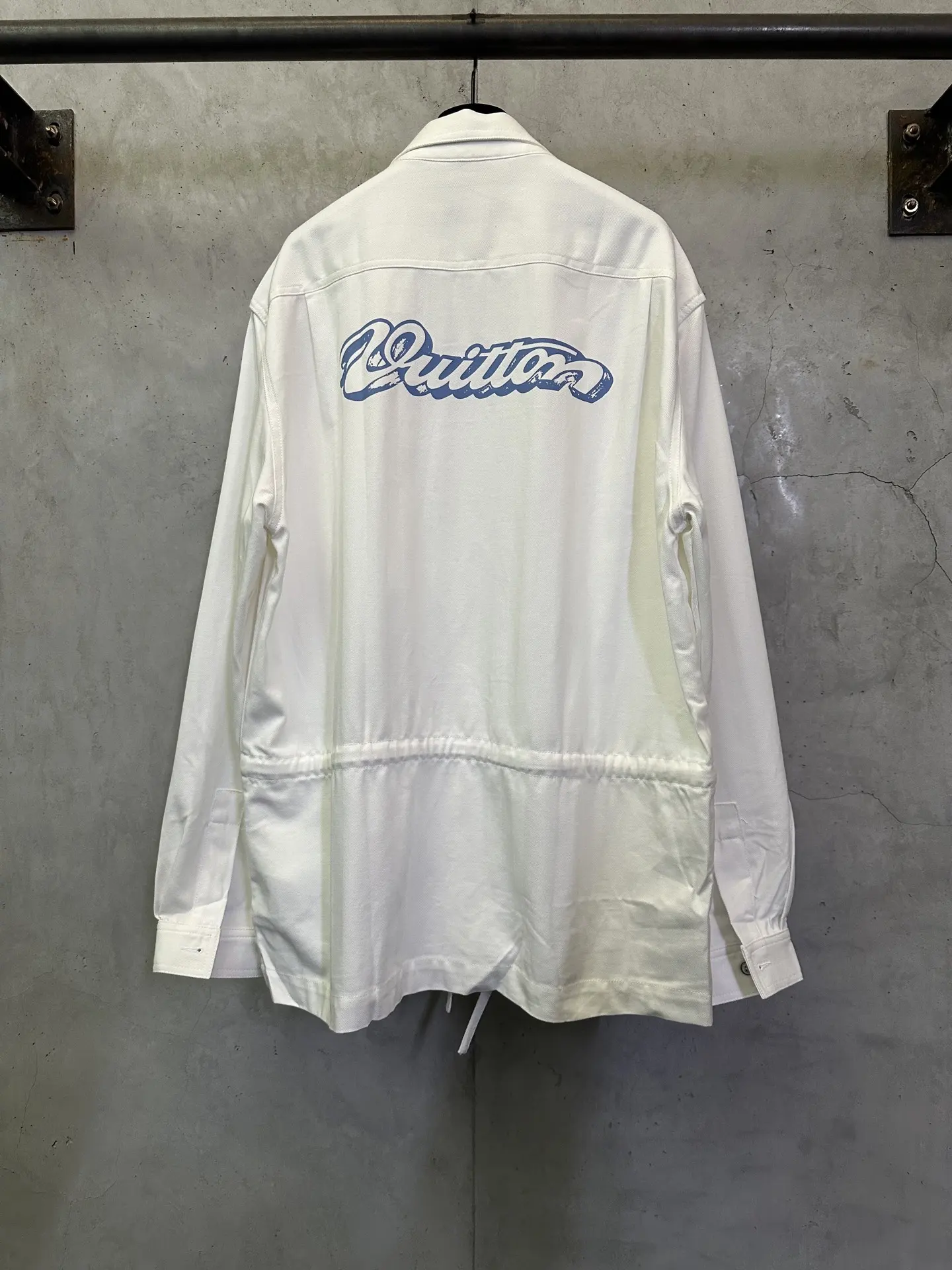 Logo Patch Cotton Poplin Overshirt D33012789 — view 2