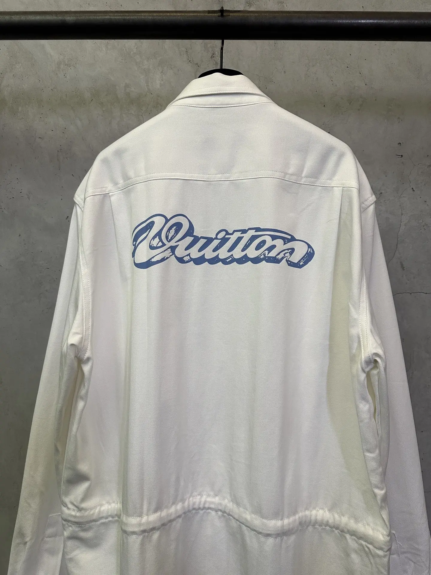 Logo Patch Cotton Poplin Overshirt D33012789 — view 5