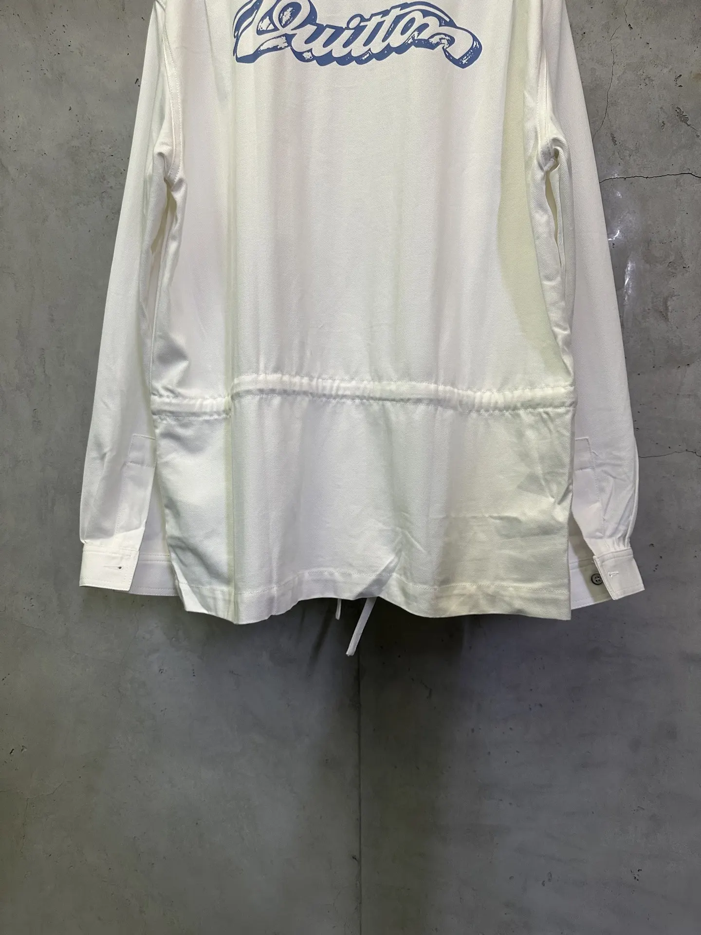 Logo Patch Cotton Poplin Overshirt D33012789 — view 6