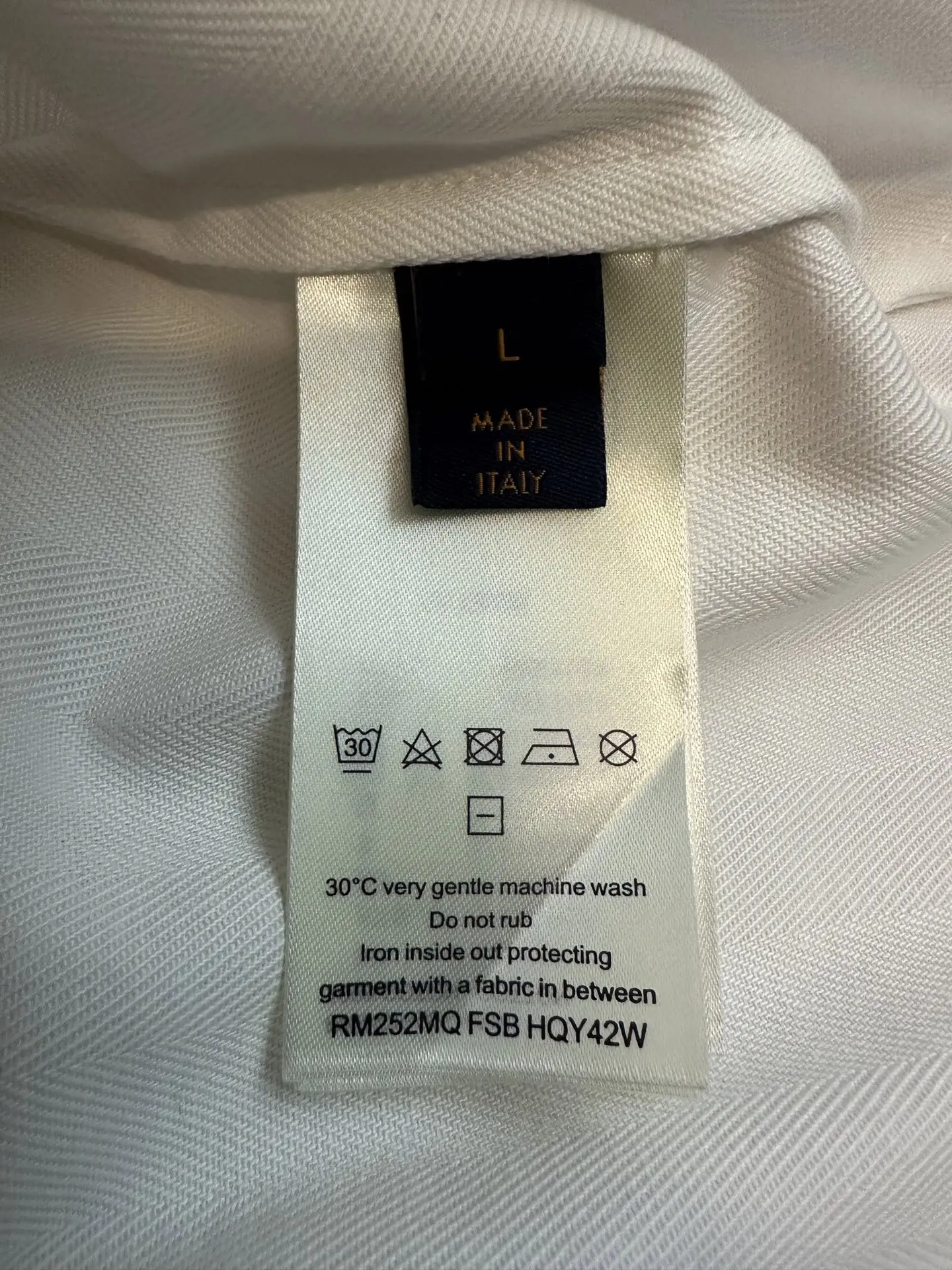 Logo Patch Cotton Poplin Overshirt D33012789 — view 9