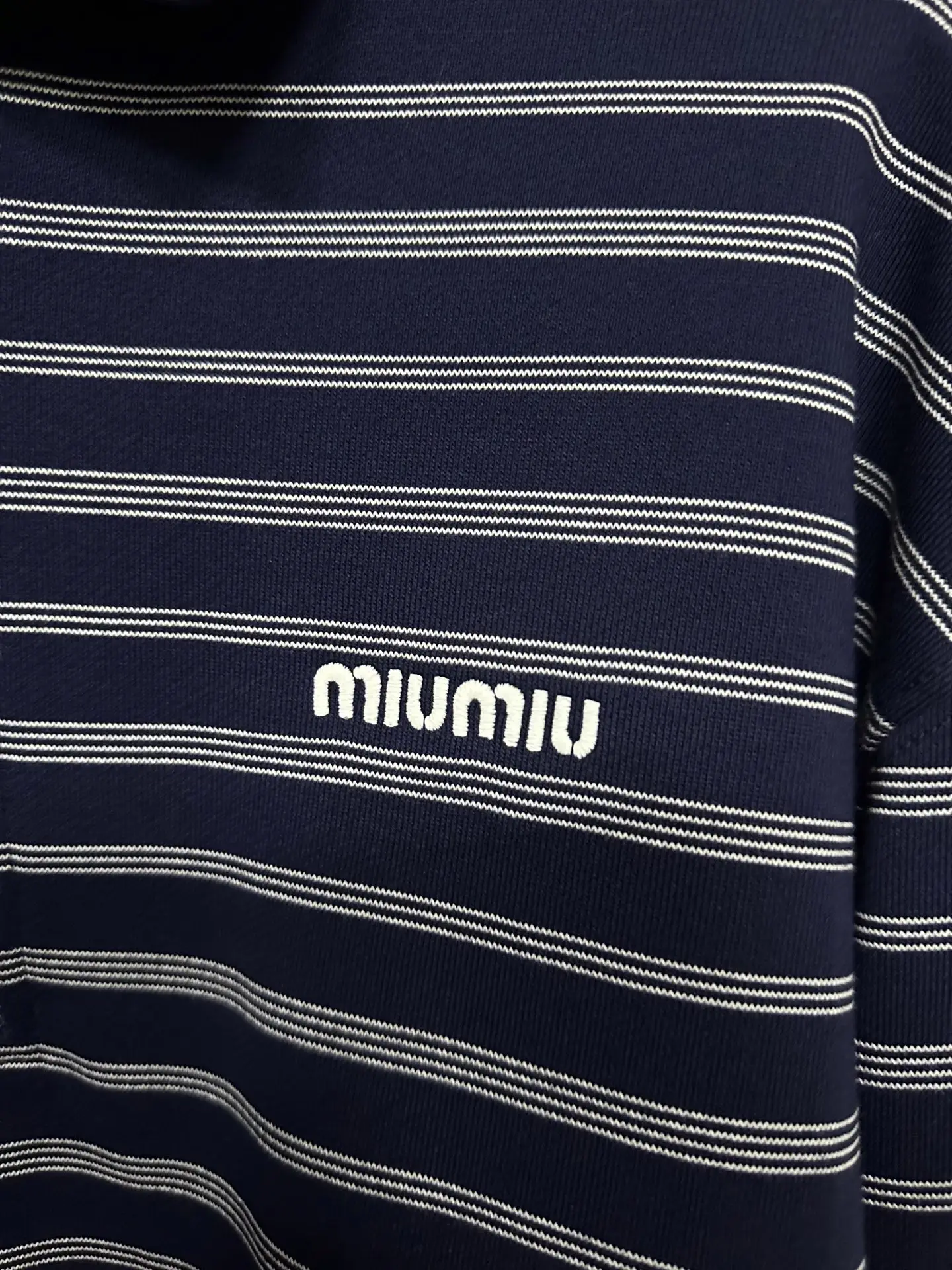 Striped Mercerized Cotton Half-Zip Polo Shirt D33015724 — view 8
