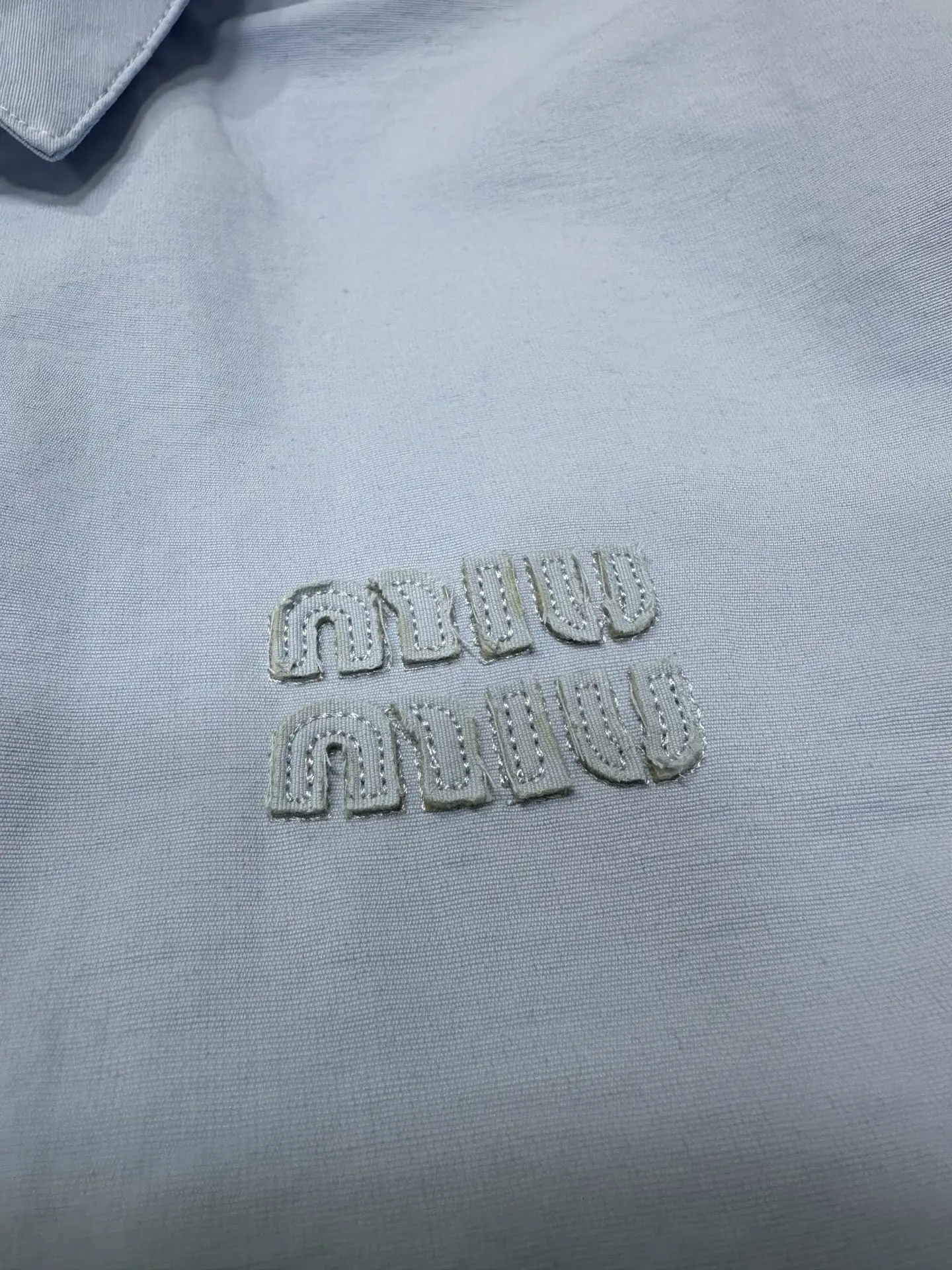 Embroidered Logo Zip-Up Harrington Jacket D33023521 — view 8