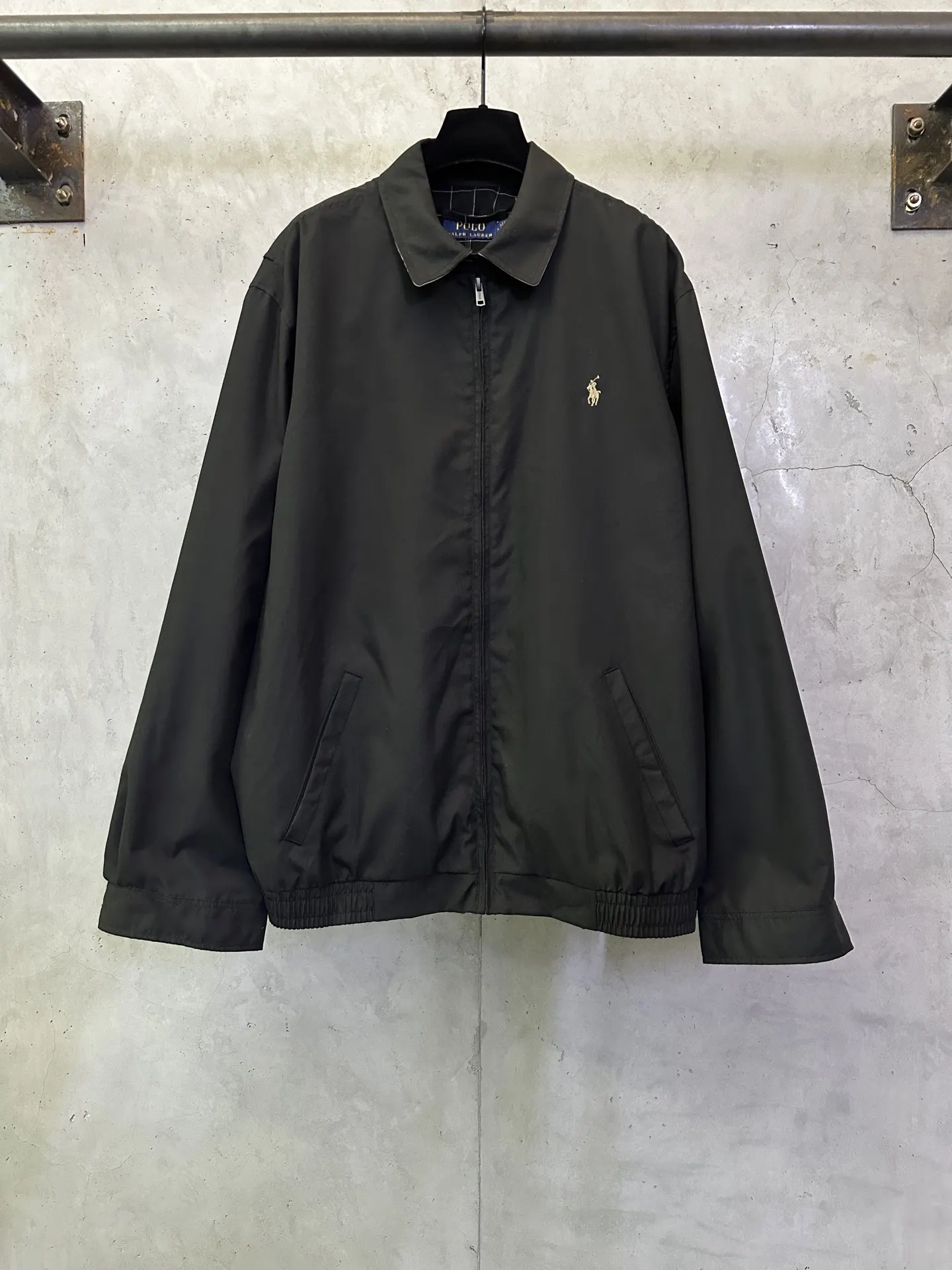 Embroidered Cotton Harrington Jacket D33015702
